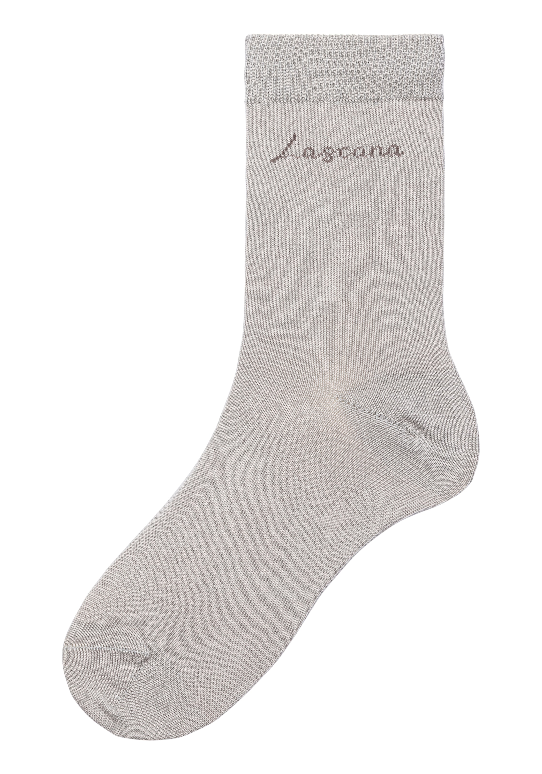 LASCANA Basicsocken »Believe in Yourself«, (Box, 4 Paar), in ansprechender Geschenkbox