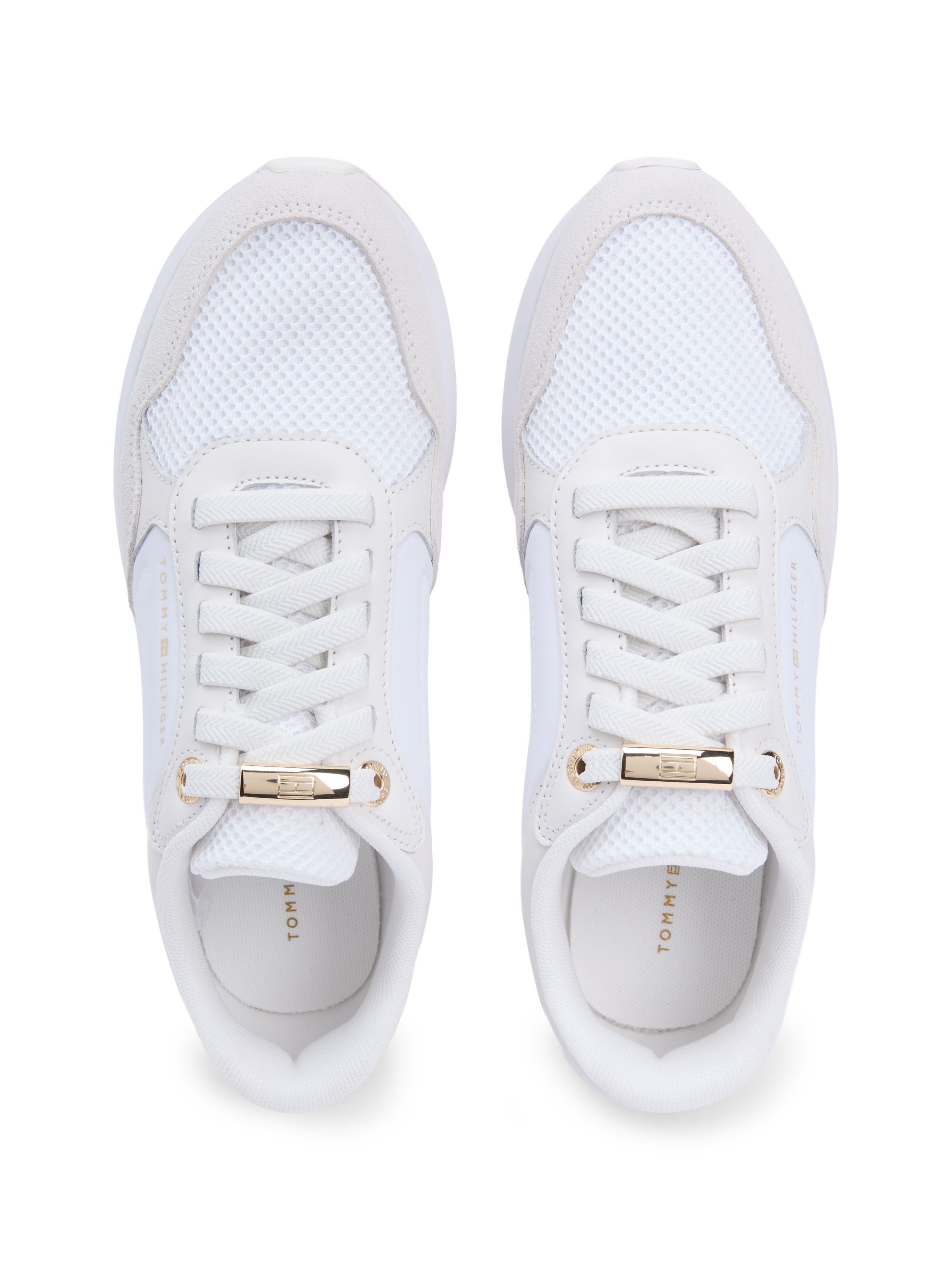 Tommy Hilfiger Plateausneaker »TH CHIC EVA RUNNER MESH«  Freizeitschuh, Halbschuh, Slipper mit elastischen Schnürsenkeln