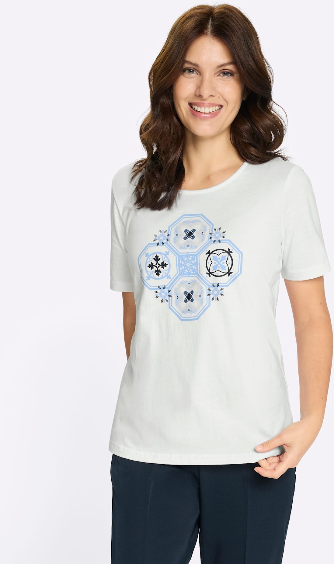 Classic Basics Kurzarmshirt »Druck-Shirt« 1 tlg.