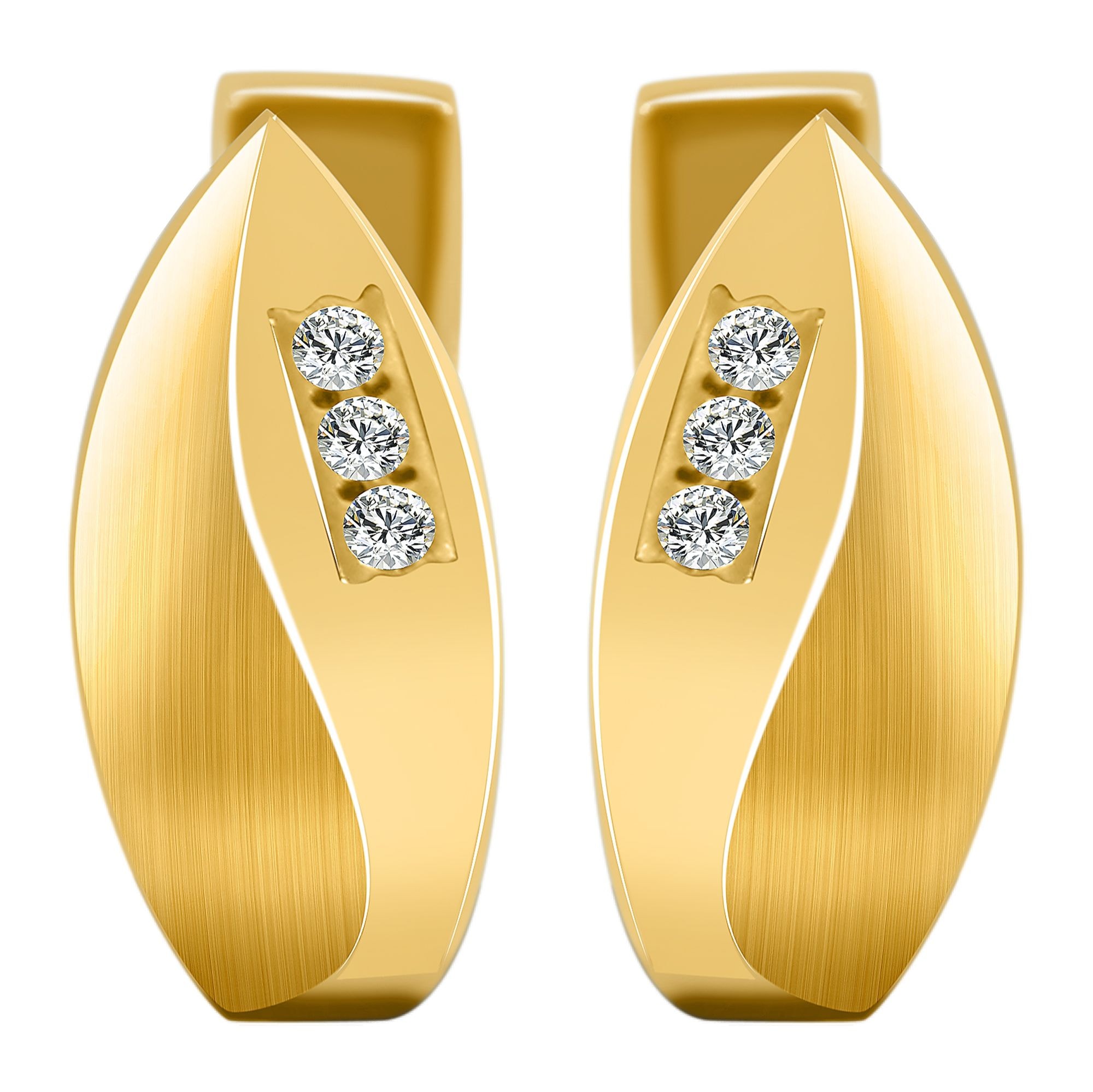 Adelia´s Paar Creolen »Damen Ohrringe ¿ Klappcreole aus 925 Silber«