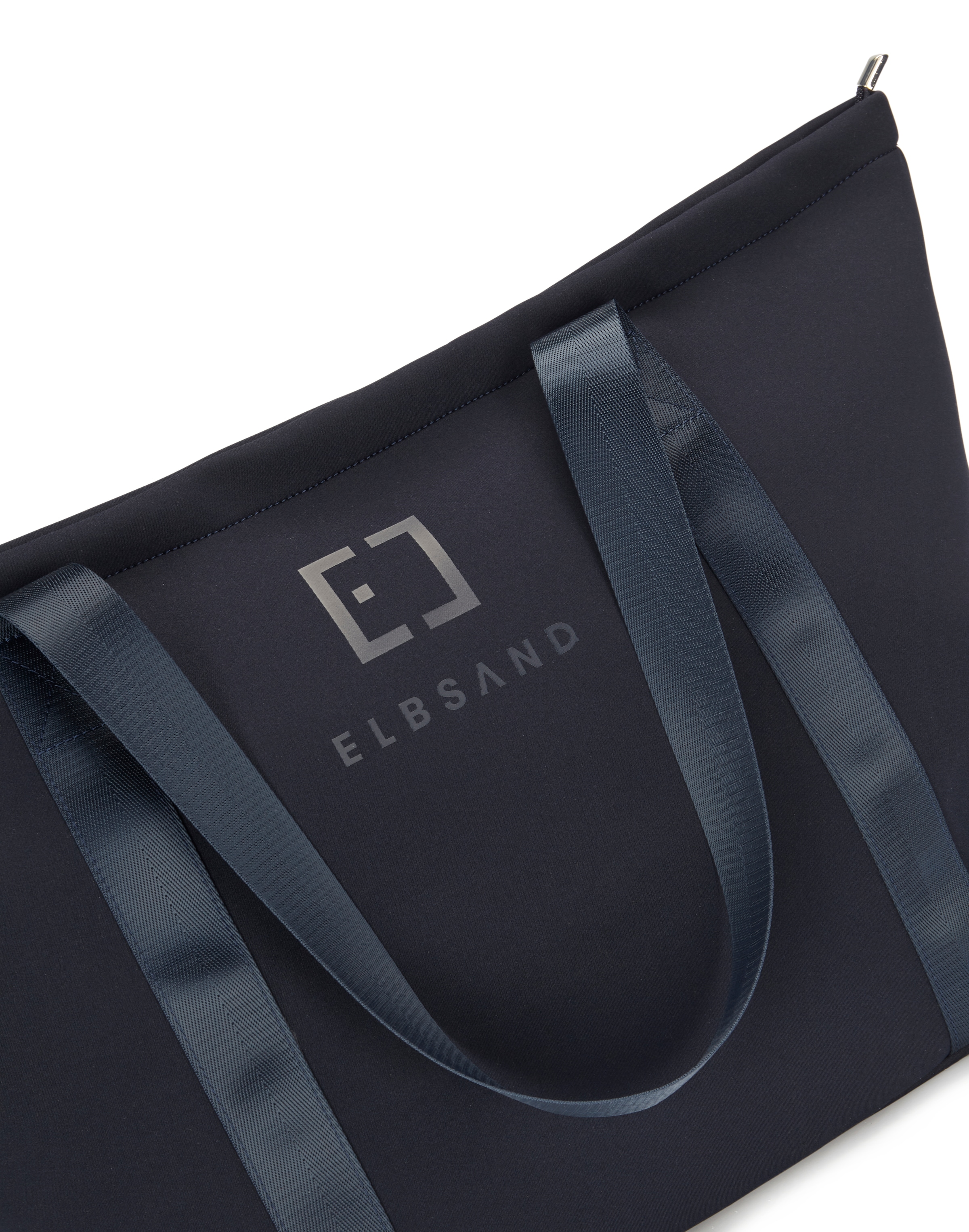 Elbsand Shopper »Henkeltasche, Sommertasche, Strandtasche, Saunatasche, Badetasche« NEU Einkaufstasche, große Handtasche im modischen Neopren-Look VEGAN