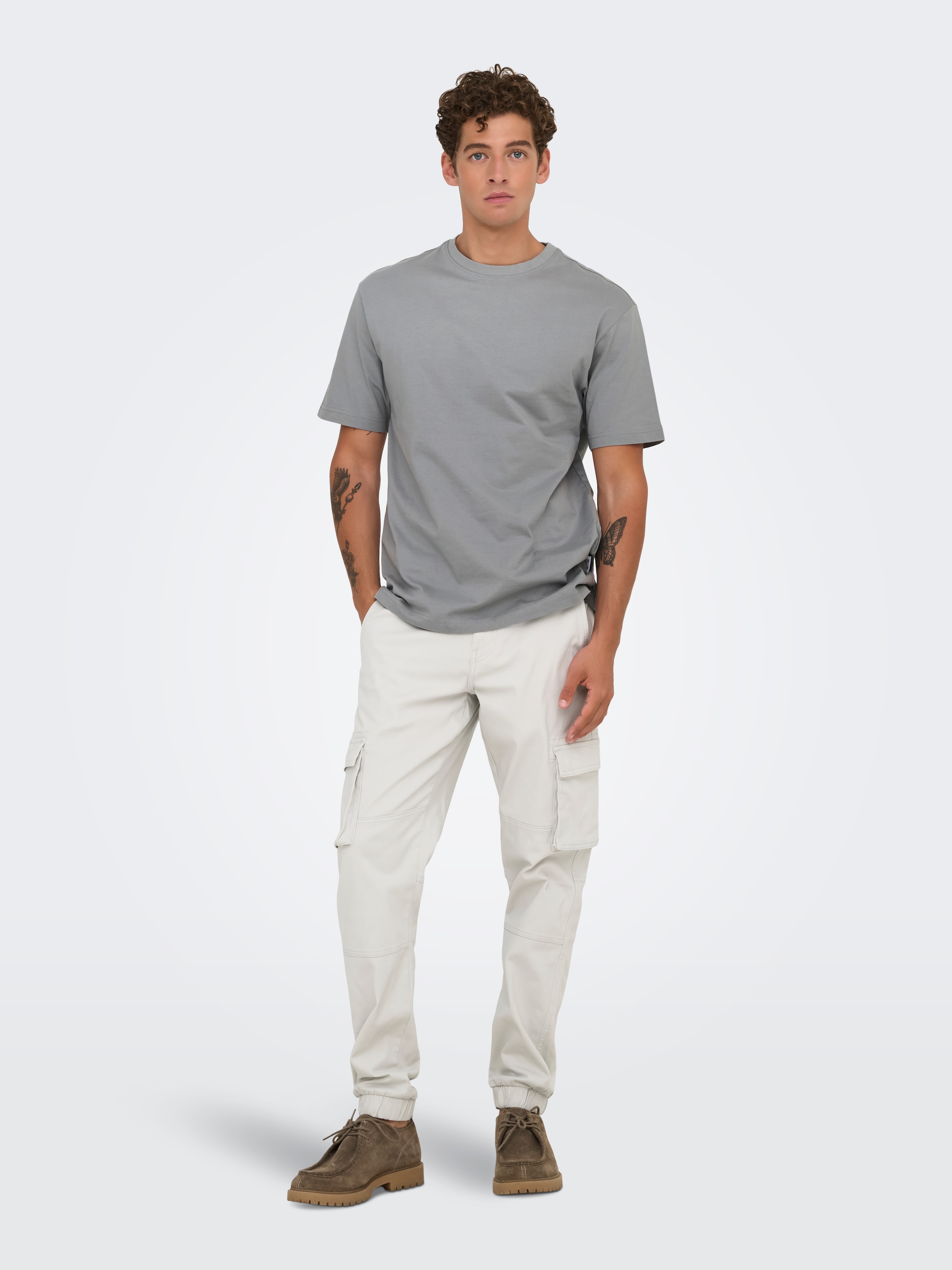 ONLY & SONS Rundhalsshirt »ONSFRED RLX SS TEE«