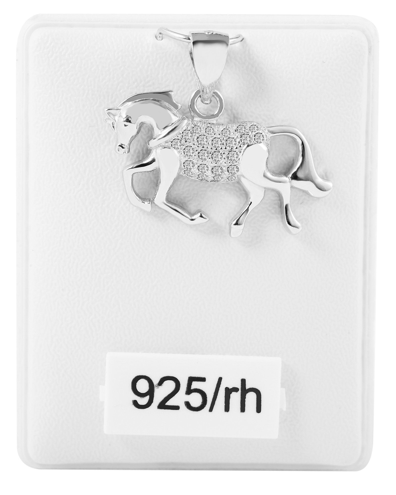 Adelia´s Kettenanhänger »Damen Anhänger ¿ Pferd Anhänger aus 925 Silber mit Zirkonia«