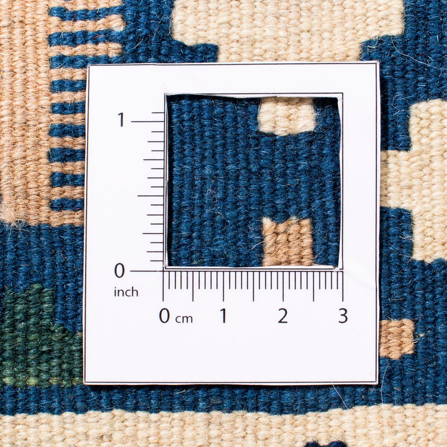 morgenland Wollteppich »Kelim - Oriental quadratisch - 103 x 100 cm -  dunkelblau«, quadratisch, Wohnzimmer, Einzelstück im OTTO Online-Shop