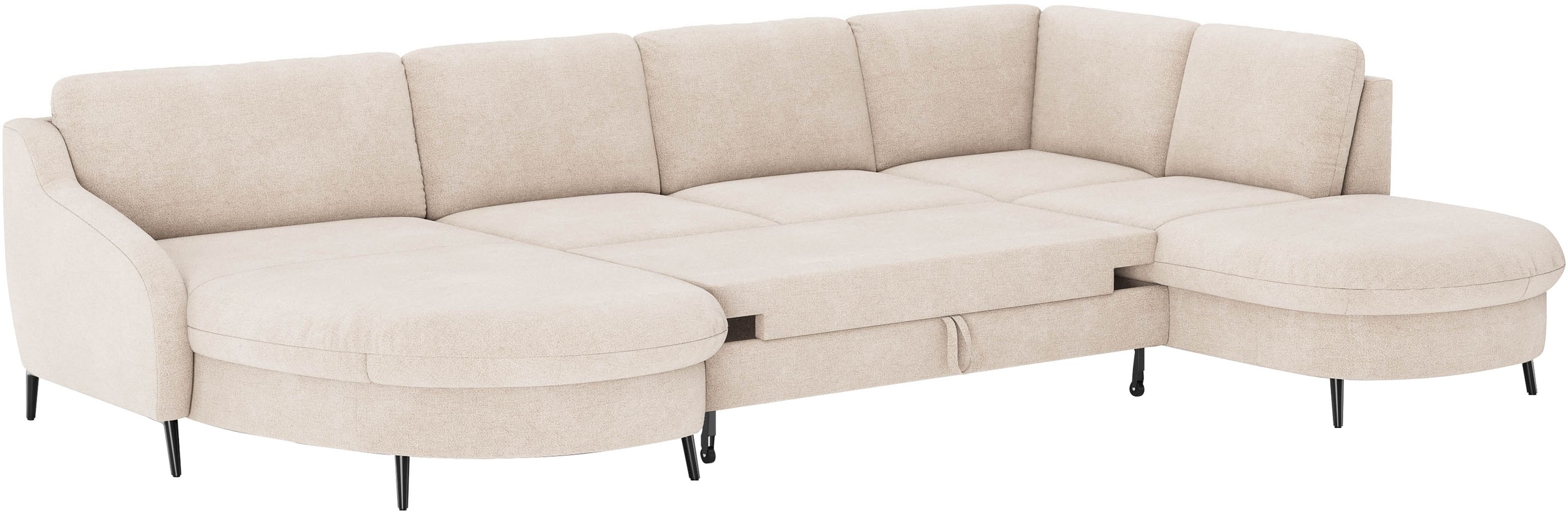 sit&more Wohnlandschaft »Soul U-Form«, wahlweise mit Bett und Bettkasten