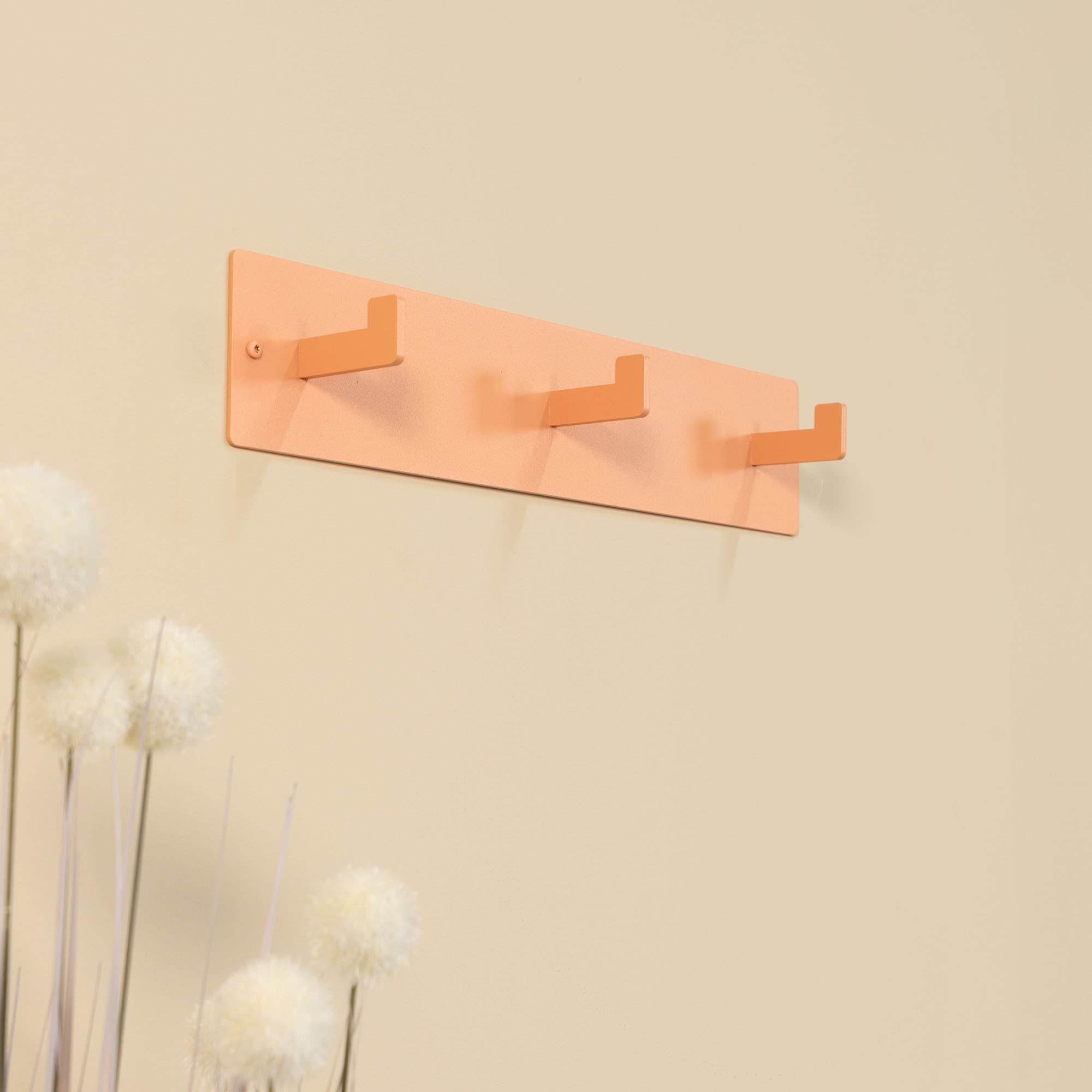 Spinder Design Garderobenhaken Metall, Zeitloses Design, 3 Haken, Breite 50 cm