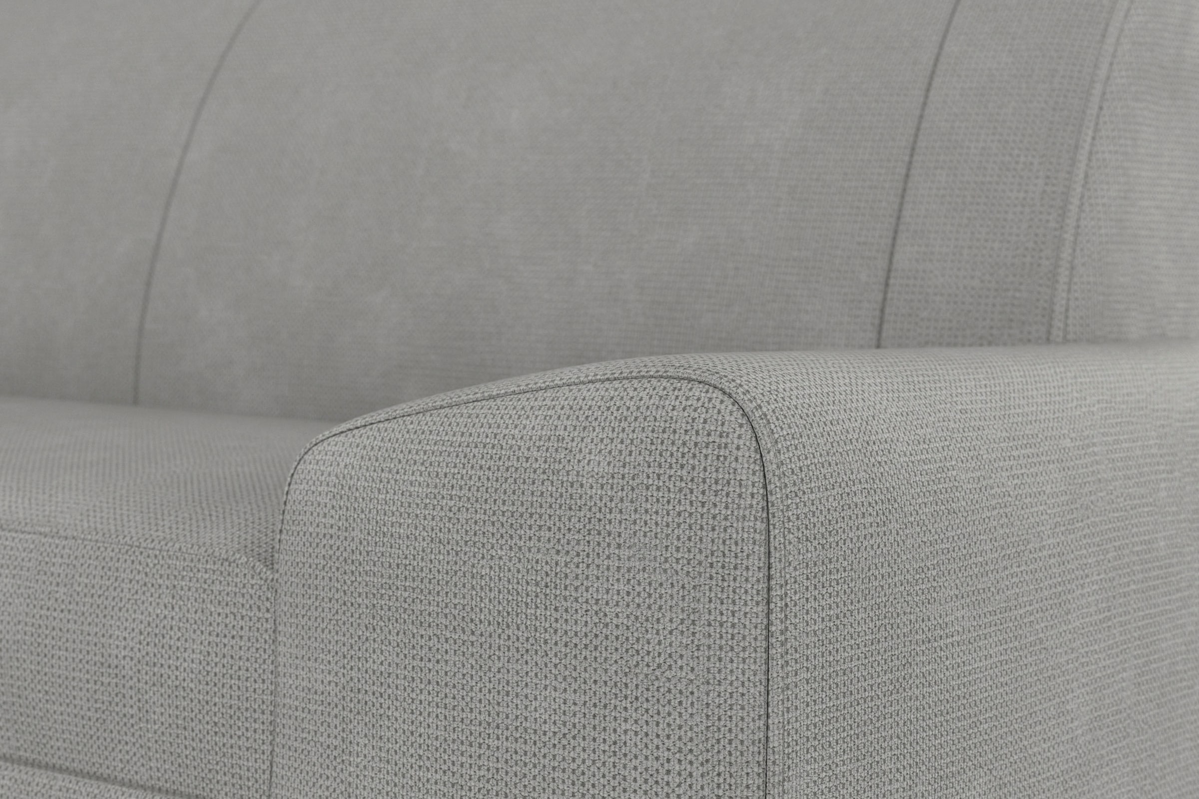 DOMO collection Ecksofa »Anzio in kubischer Formensprache, flache Armlehnen, L-Form«, Wahlweise mit Bettfunktion und Federkern für hohen Sitzkomfort