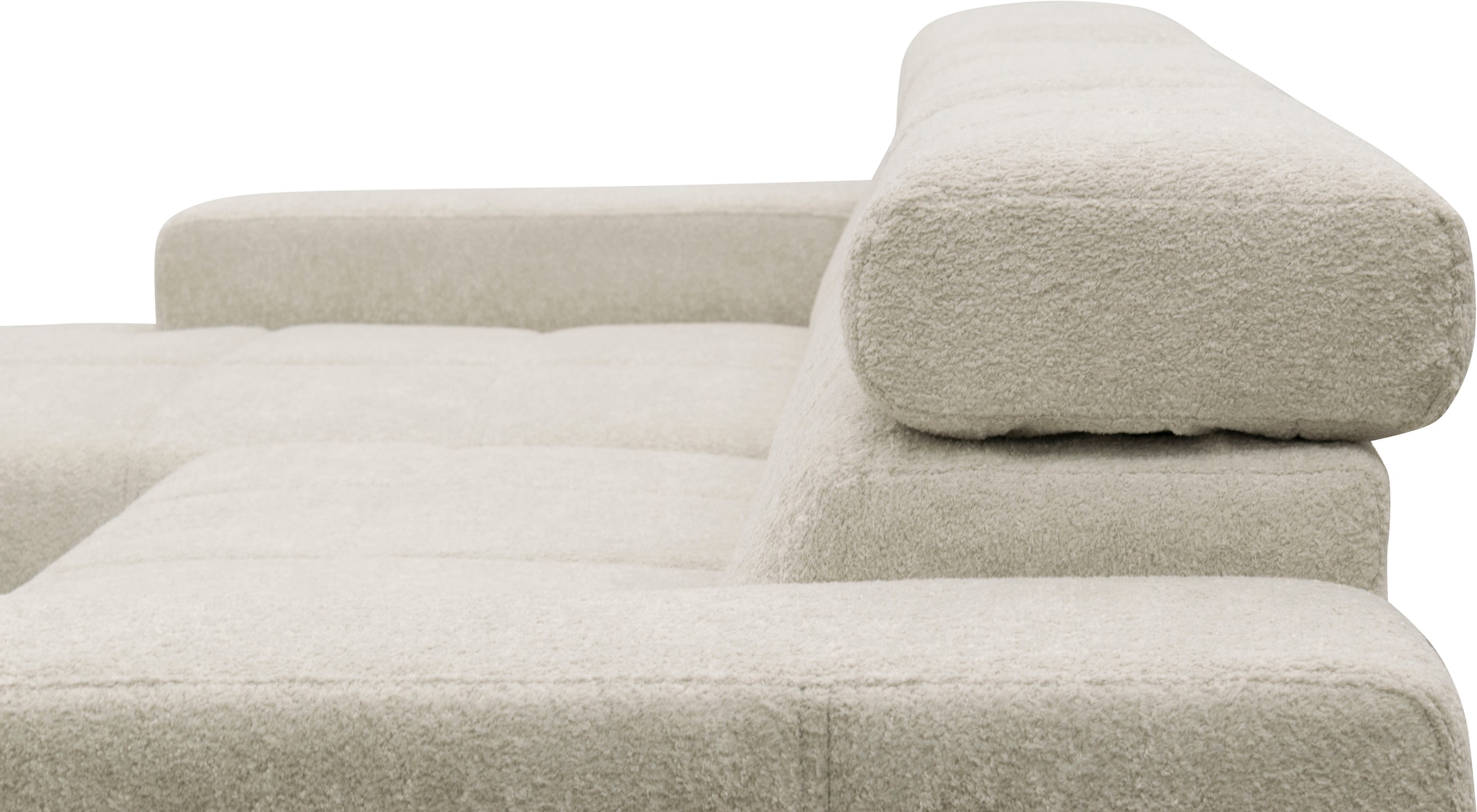 OTTO home Wohnlandschaft »Ballerup 359 x 228 cm, auch mit verstellbarer Sitztiefe« Kopfteile verstellbar, Pet Friendly Bezug, U-Form