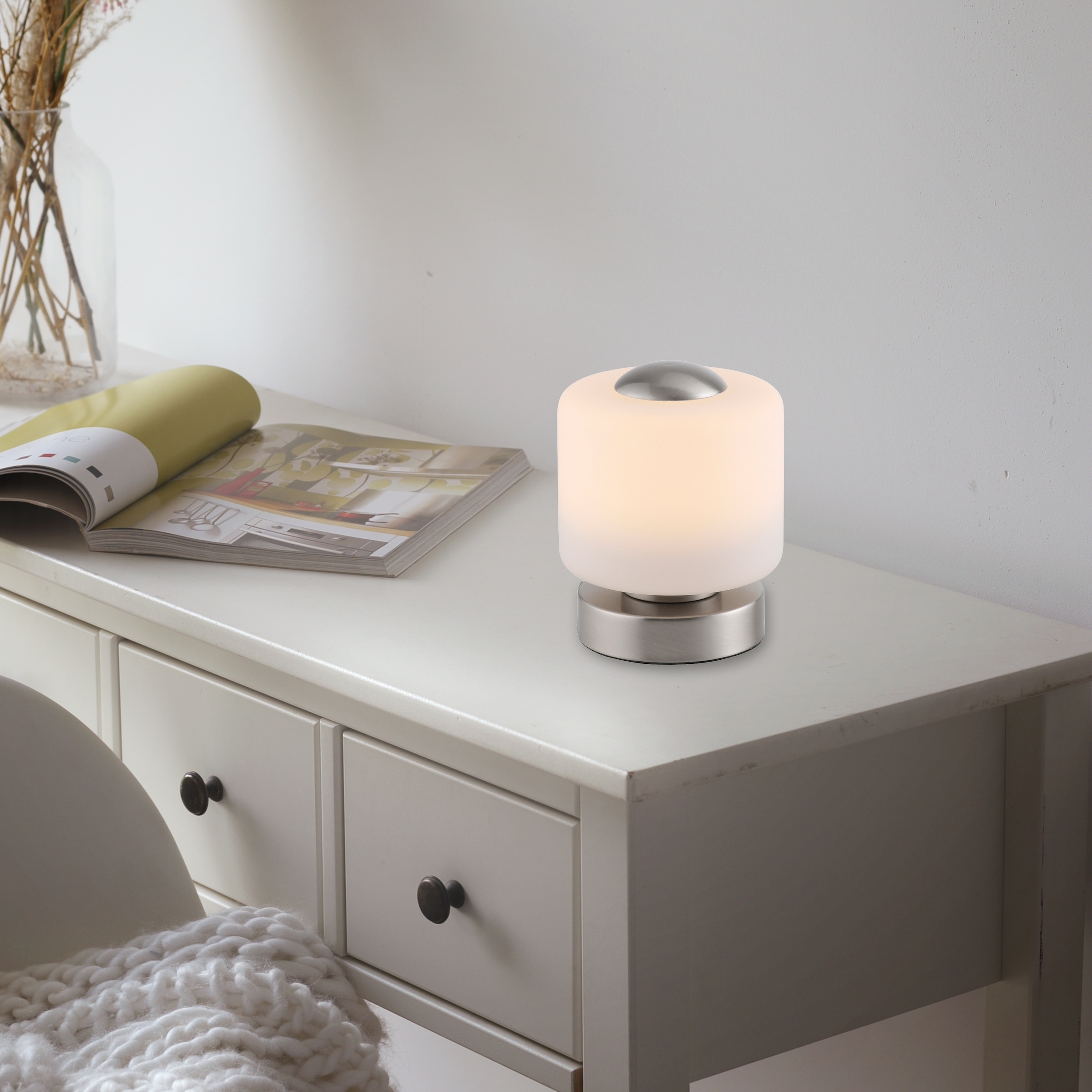 Paul Neuhaus Tischleuchte »BOTA« LED-Board 1 Stk. Warmweiß LED, dimmbar über Touchdimmer