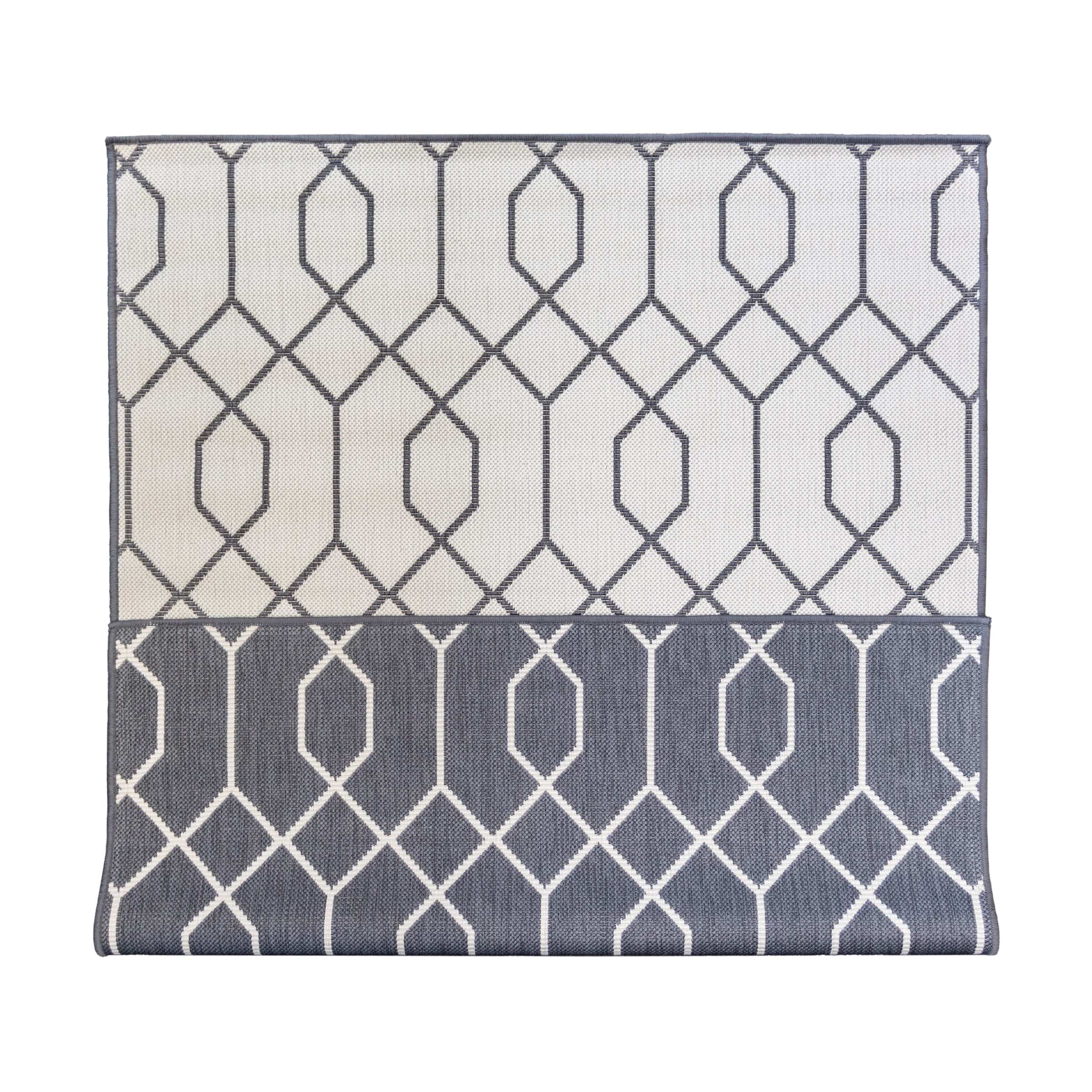 Primaflor-Ideen in Textil Teppich »Outdoorteppich REVERSO - Geo River«, rechteckig, 5 mm Höhe, Wendeteppich, modernes Design, In- und Outdoor geeignet, wasserfest