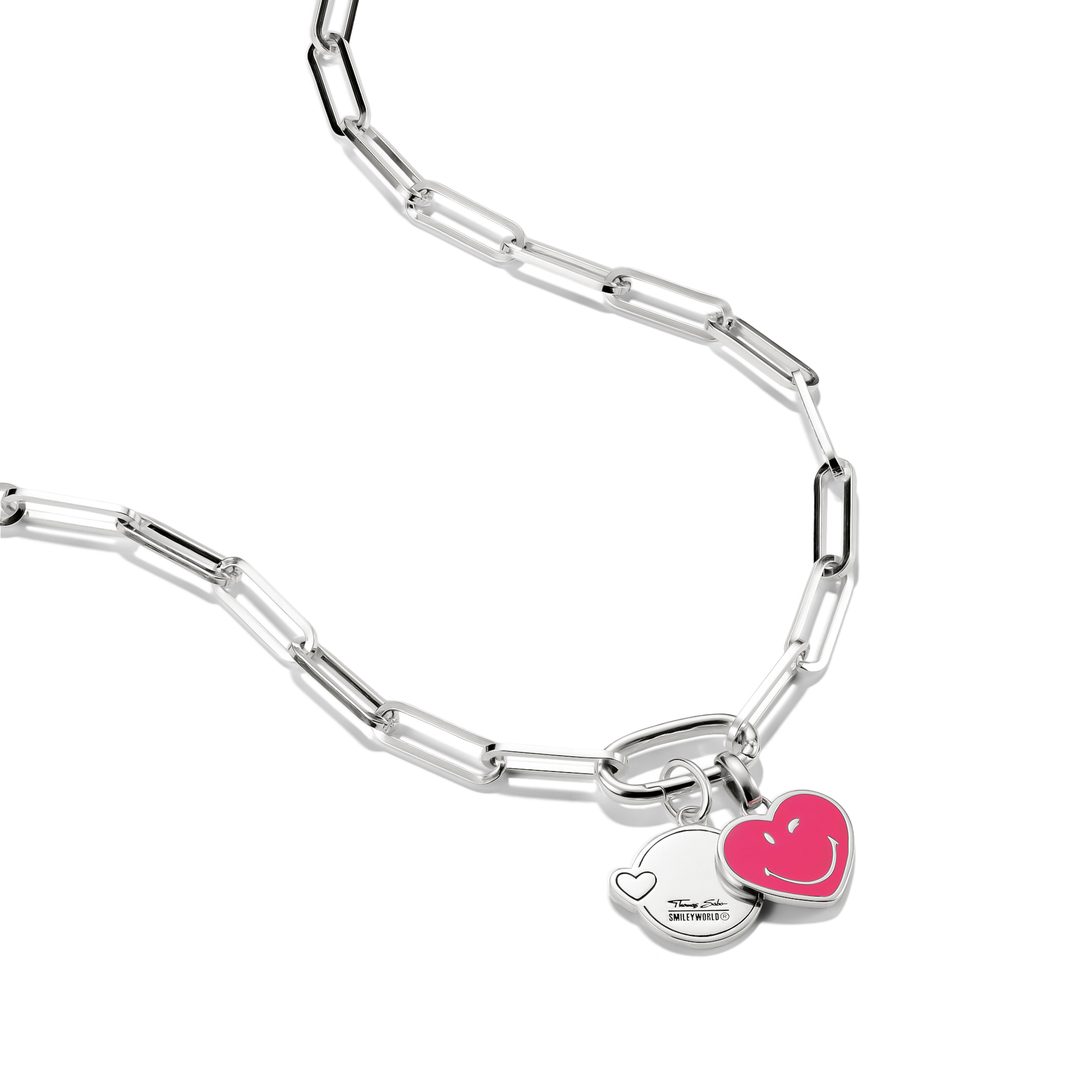 THOMAS SABO Charm-Einhänger »SMILEYWORLD®Kiss Charm - Connect«
