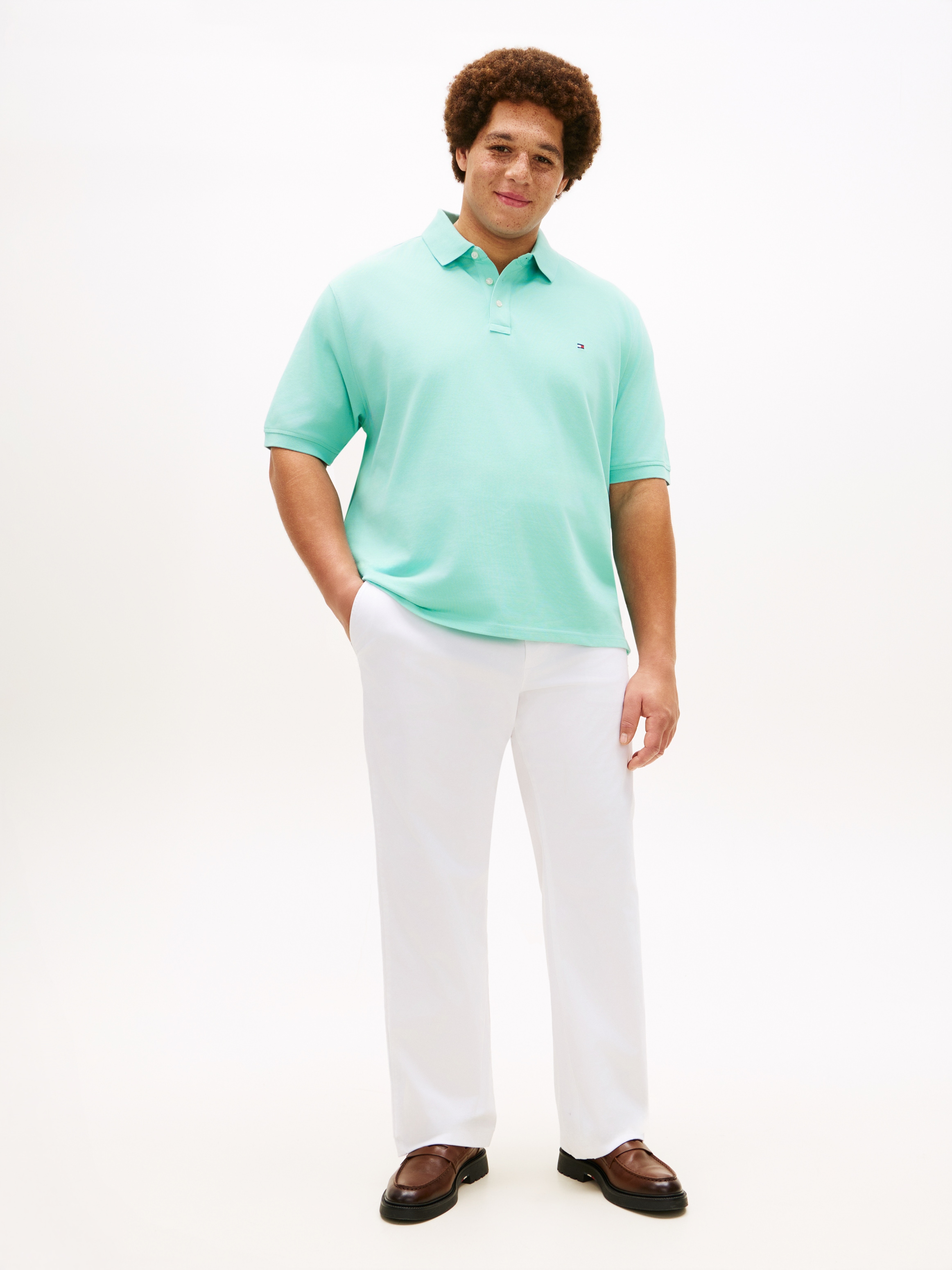 Tommy Hilfiger Big & Tall Poloshirt »1985 - REGULAR« elastisch, Regular Fit für große Größen