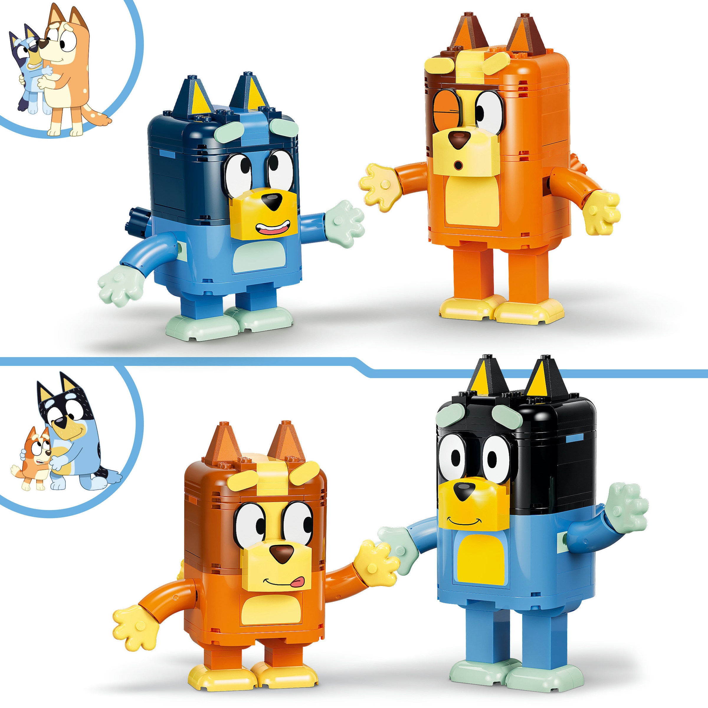 LEGO® Konstruktionsspielsteine »Blueys Familie aus LEGO Steinen (11217), LEGO Bluey« Made in Europe