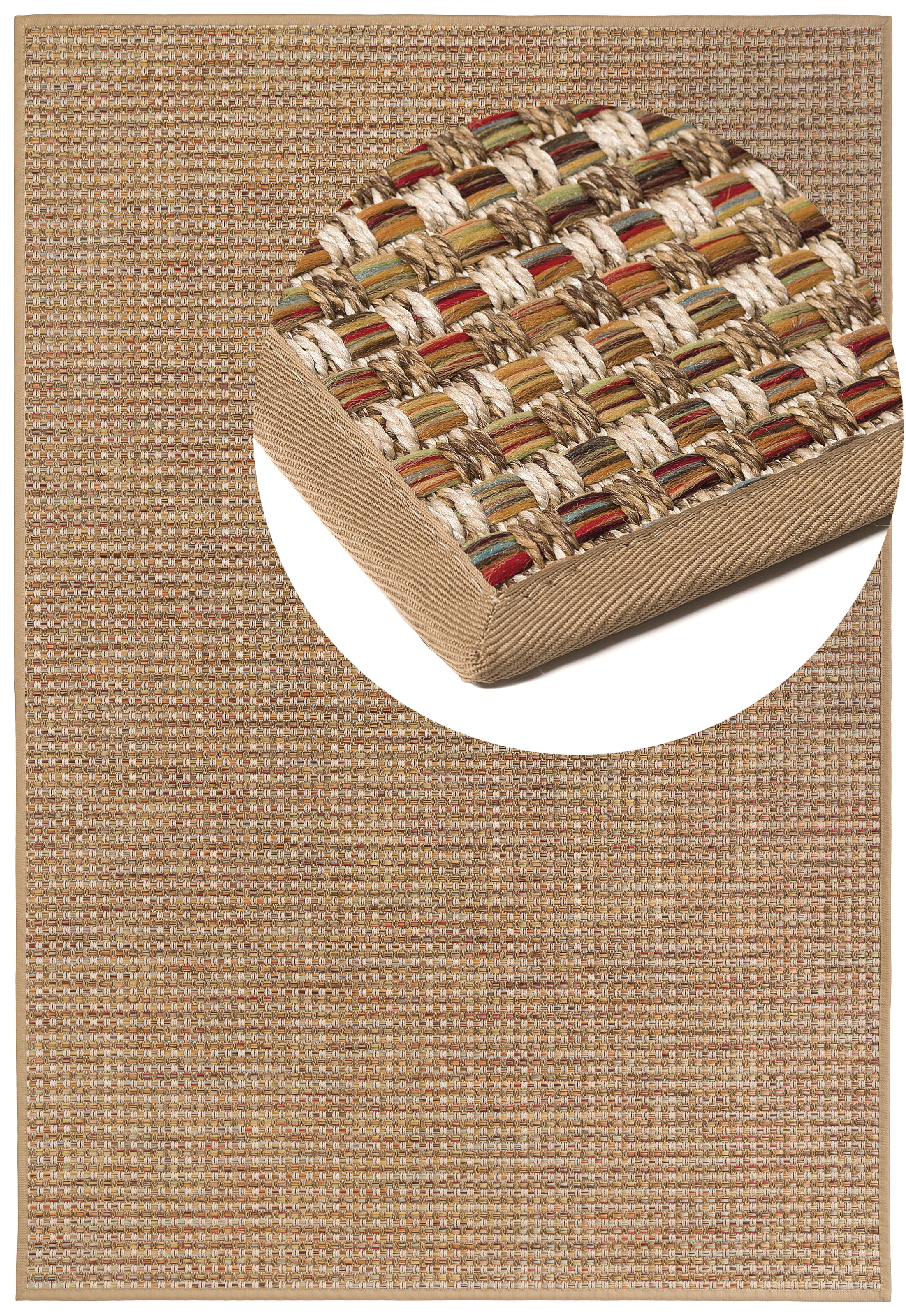 Dekowe Teppich »Joy Antigua« rechteckig 10 mm Höhe meliert, Weboptik, mit Bordüre, In- und Outdoor geeignet