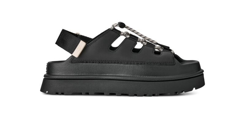 UGG Plateausandale »GOLDENGLOW TOGGLE SANDAL«  Plateau, Klettschuh, Riemchensandale mit Kontrast-Details