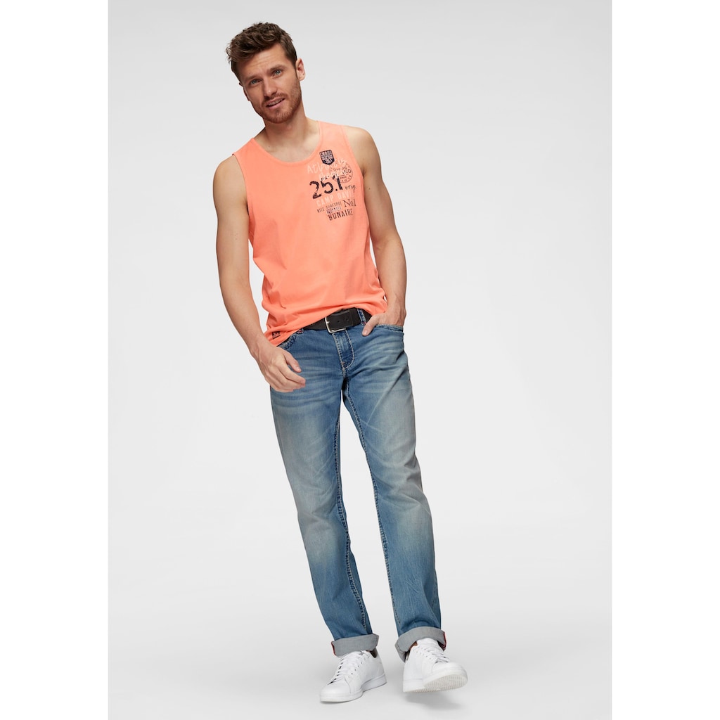 CAMP DAVID Loose-fit-Jeans, mit markanten Nähten und Stretch