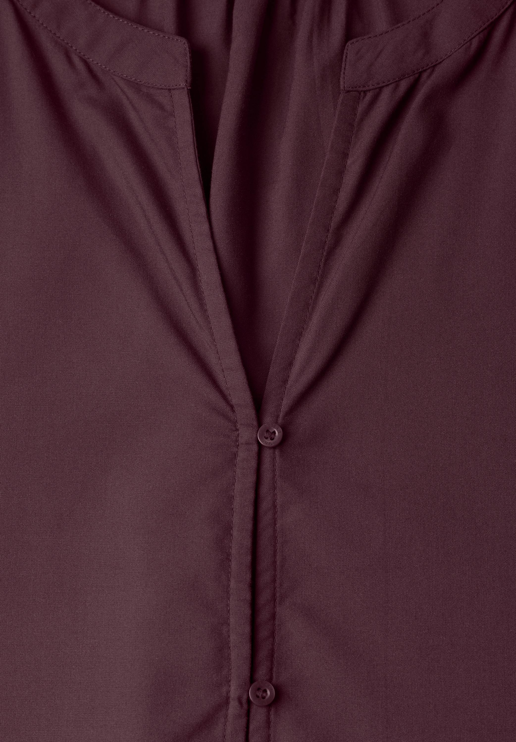 STREET ONE Schlupfbluse 3/4-Arm Sommerbluse mit Split Neck