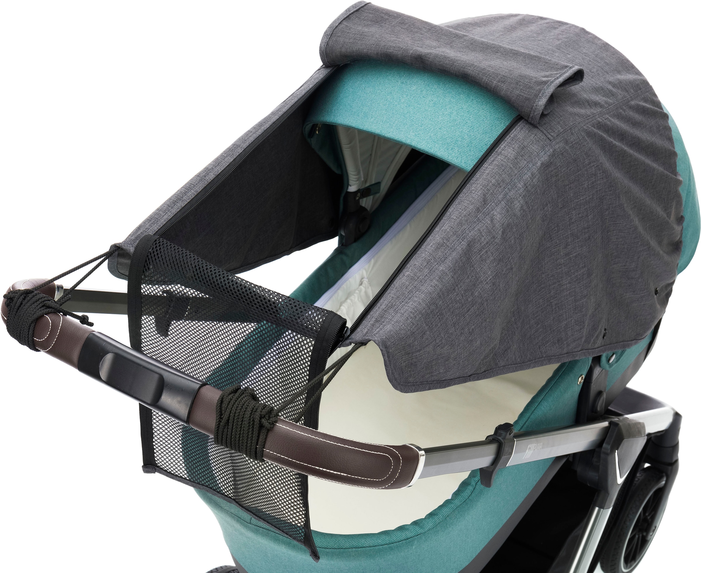 Fillikid Kinderwagen-Sonnenschutzhülle »Sonnenschutz Deluxe, grau