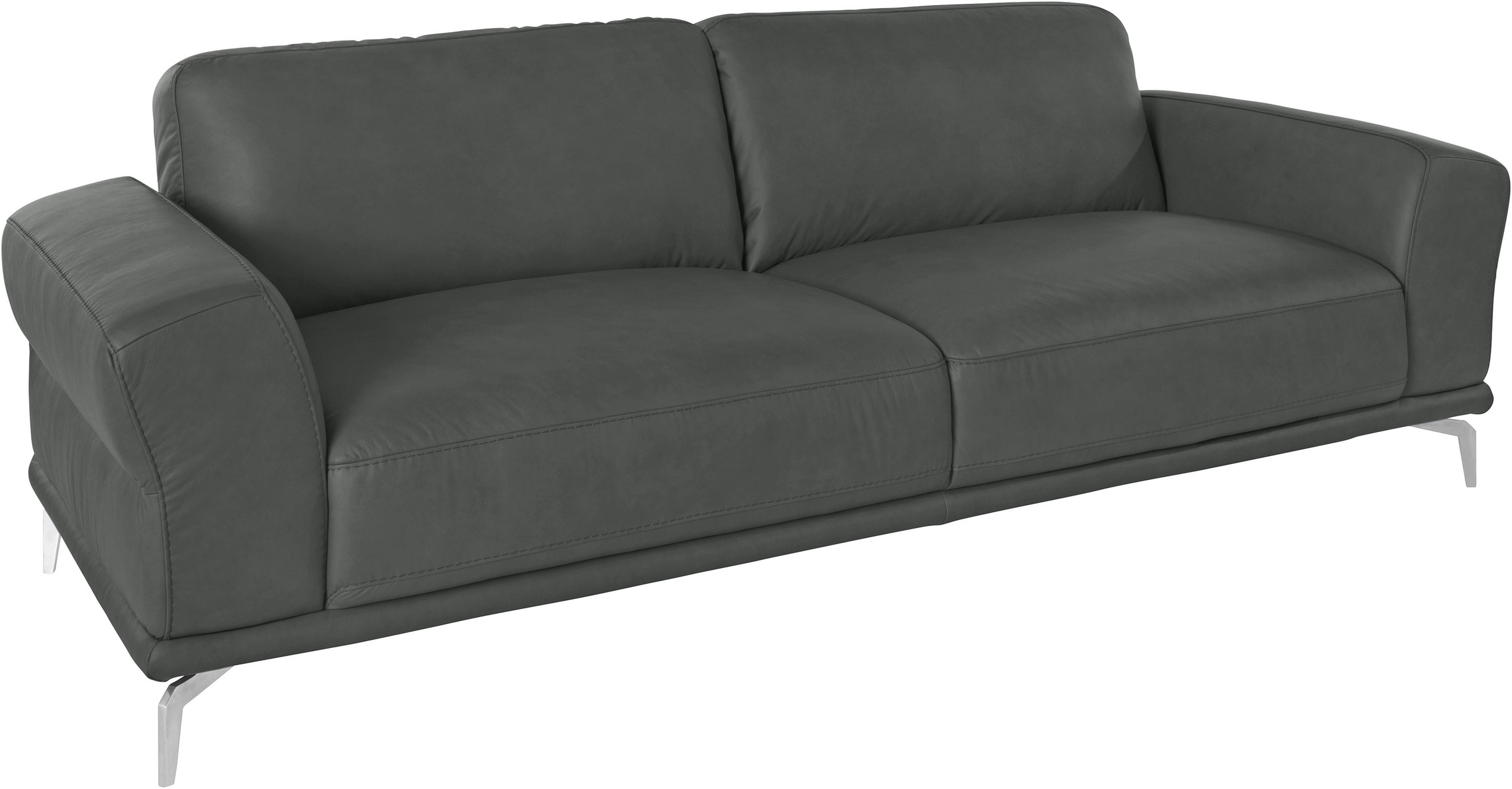 W.SCHILLIG 2,5-Sitzer »montanaa«, mit Metallfüßen in Chrom glänzend, Breite 232 cm