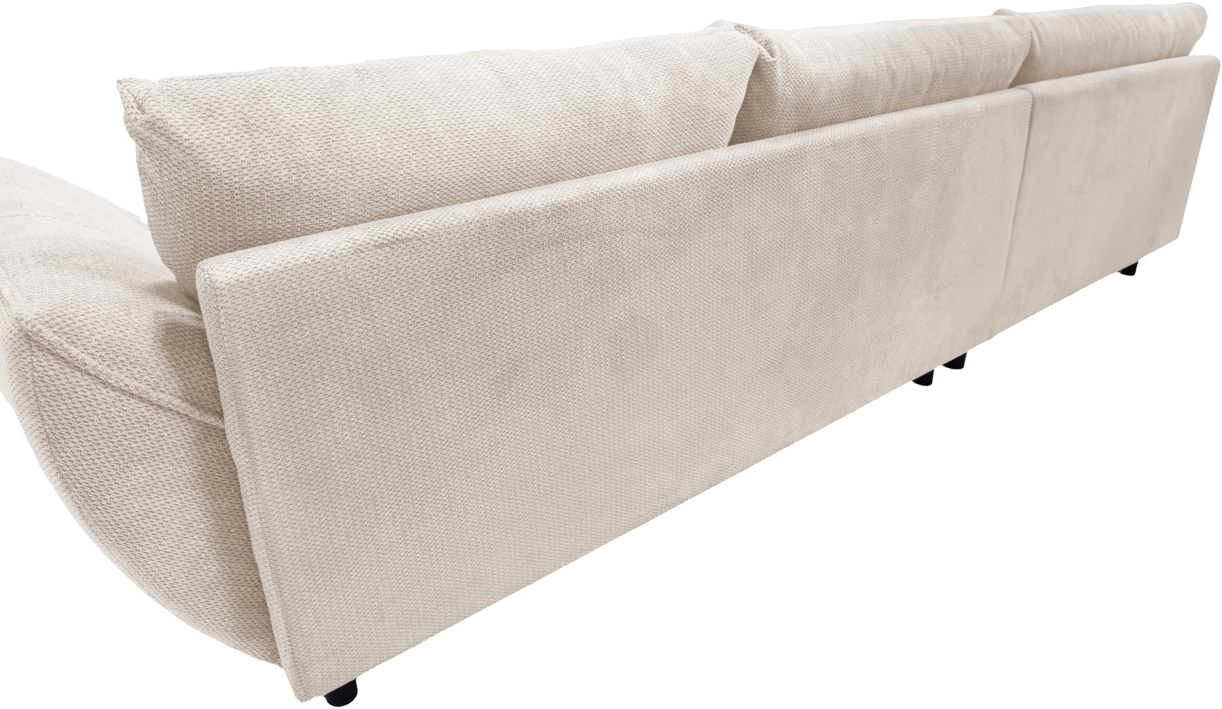 exxpo - sofa fashion Ecksofa »Biarritz modern und elegantes Mega Sofa mit tollem Sitzkomfort, L-Form«, XXL– Longchair Ecke in hochwertiger Verarbeitung, Stellmaße 324x203cm