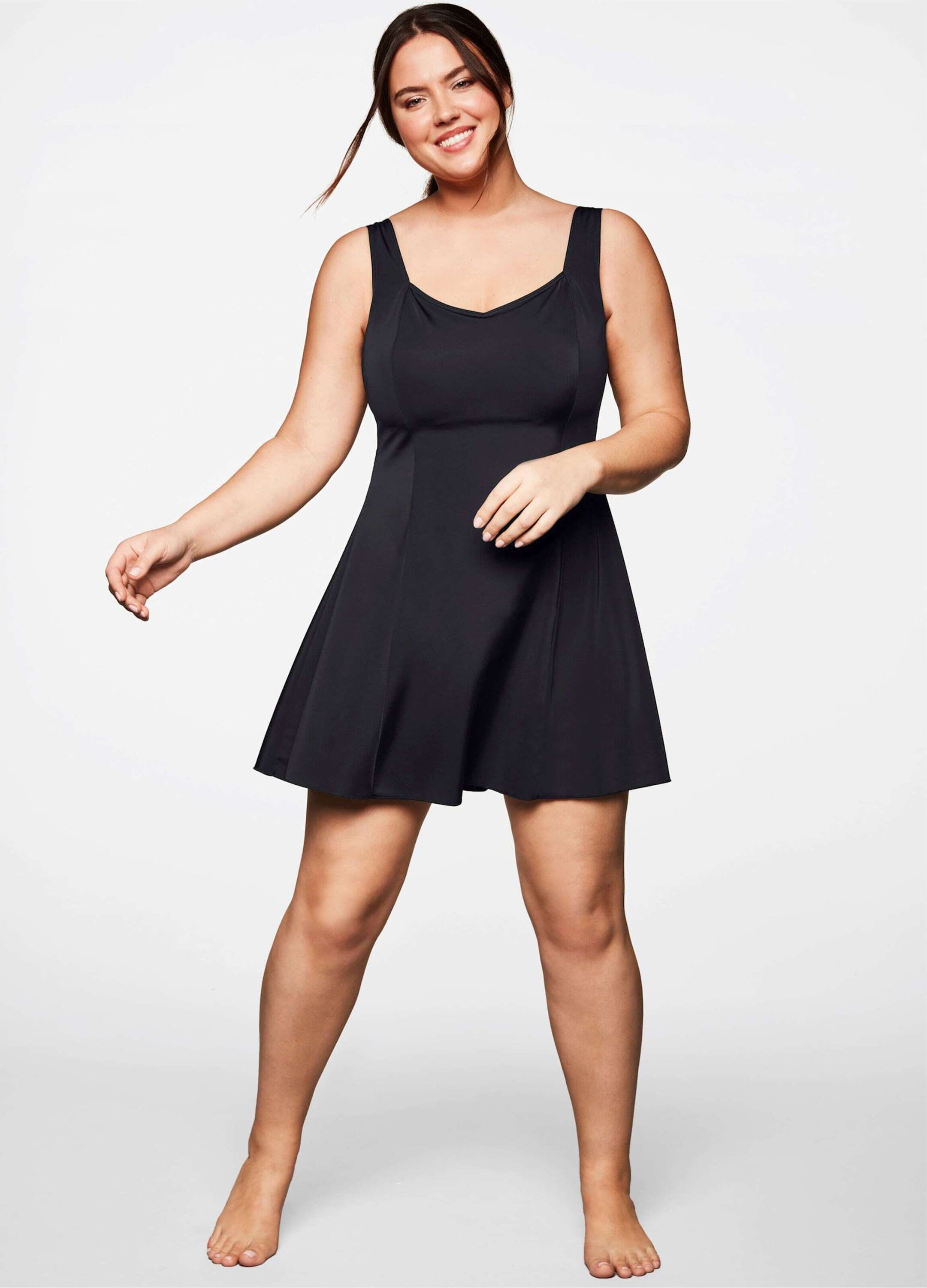 Sheego Tankini »Badekleid Badekleid mit integrierter Hose und Shaping-Effekt«