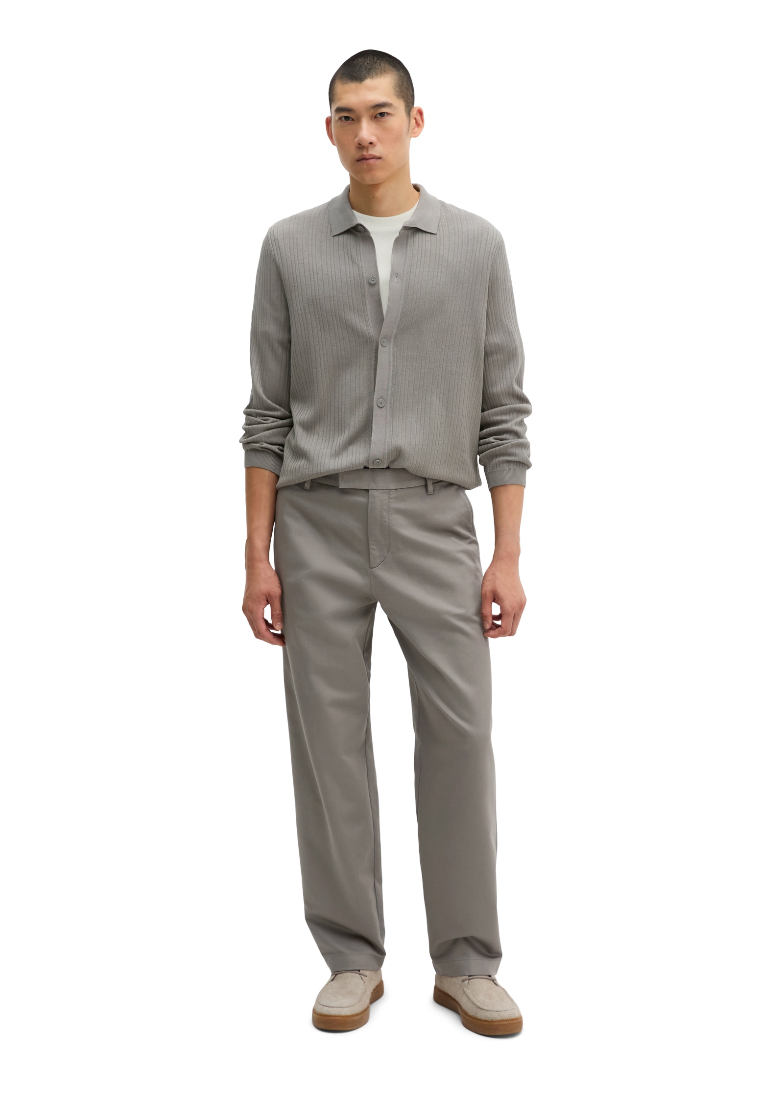 Marc O'Polo Chinohose »Model Bent«  Model: Bent relaxed aus Bio-Bauwoll-Stretch-Satin