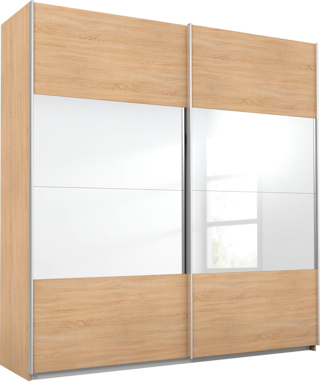 rauch Schwebetürenschrank »Quadra« mit Spiegelelementen