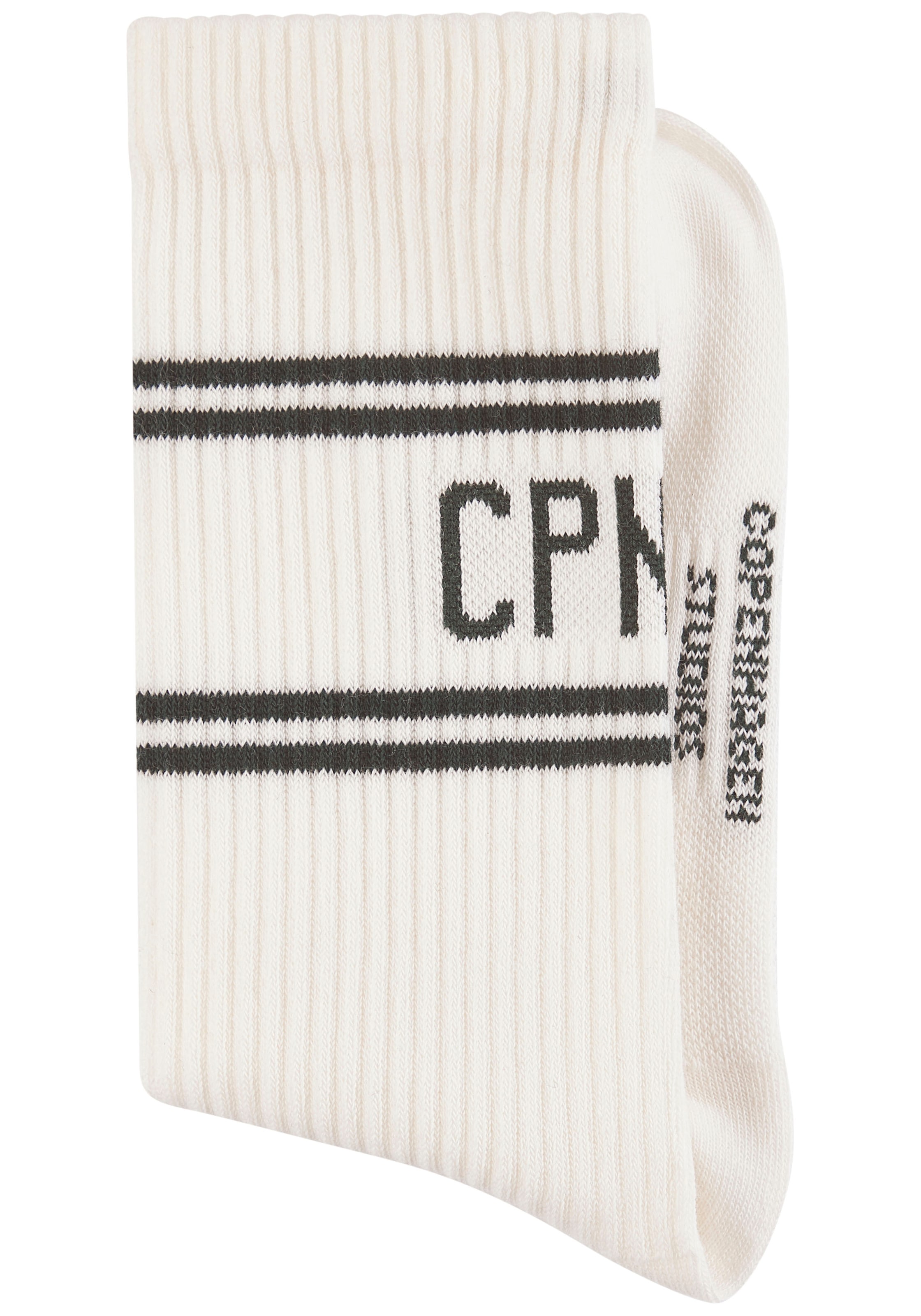 Copenhagen Studios Langsocken, (Packung, 2 Paar), mit Pikeé-Struktur unter der Sohle