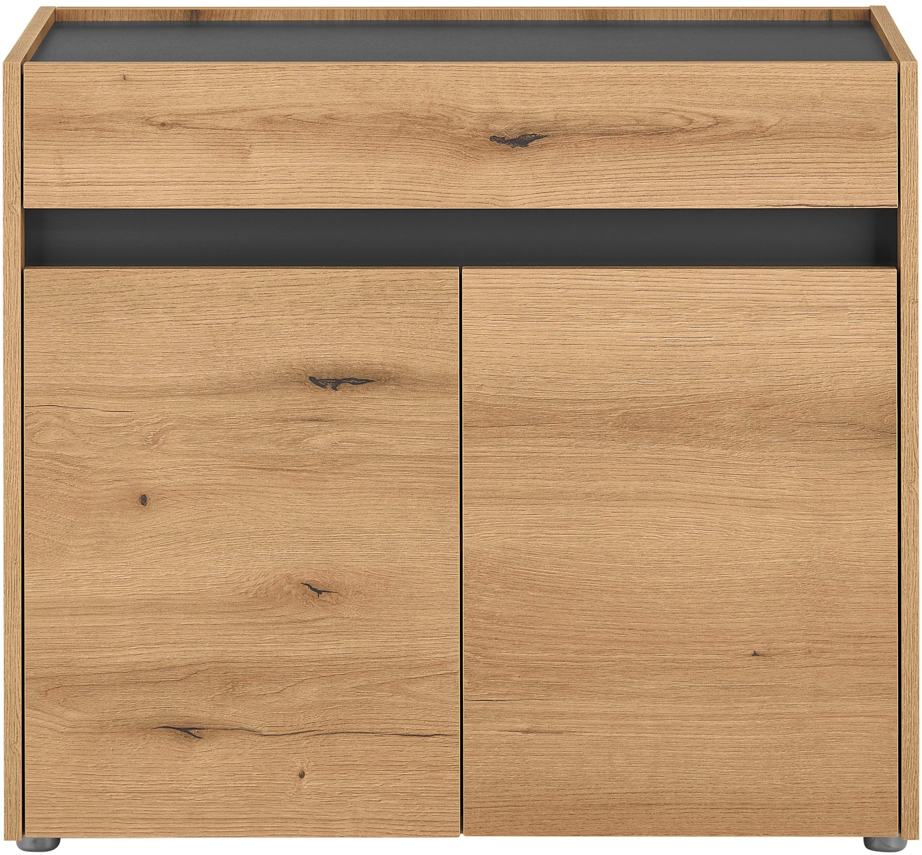 INOSIGN Kommode »GiRON/CiTY, Schrank in vier Farben, modernes Sideboard, Kommode«, viel Stauraum, Schublade, 80 cm breit