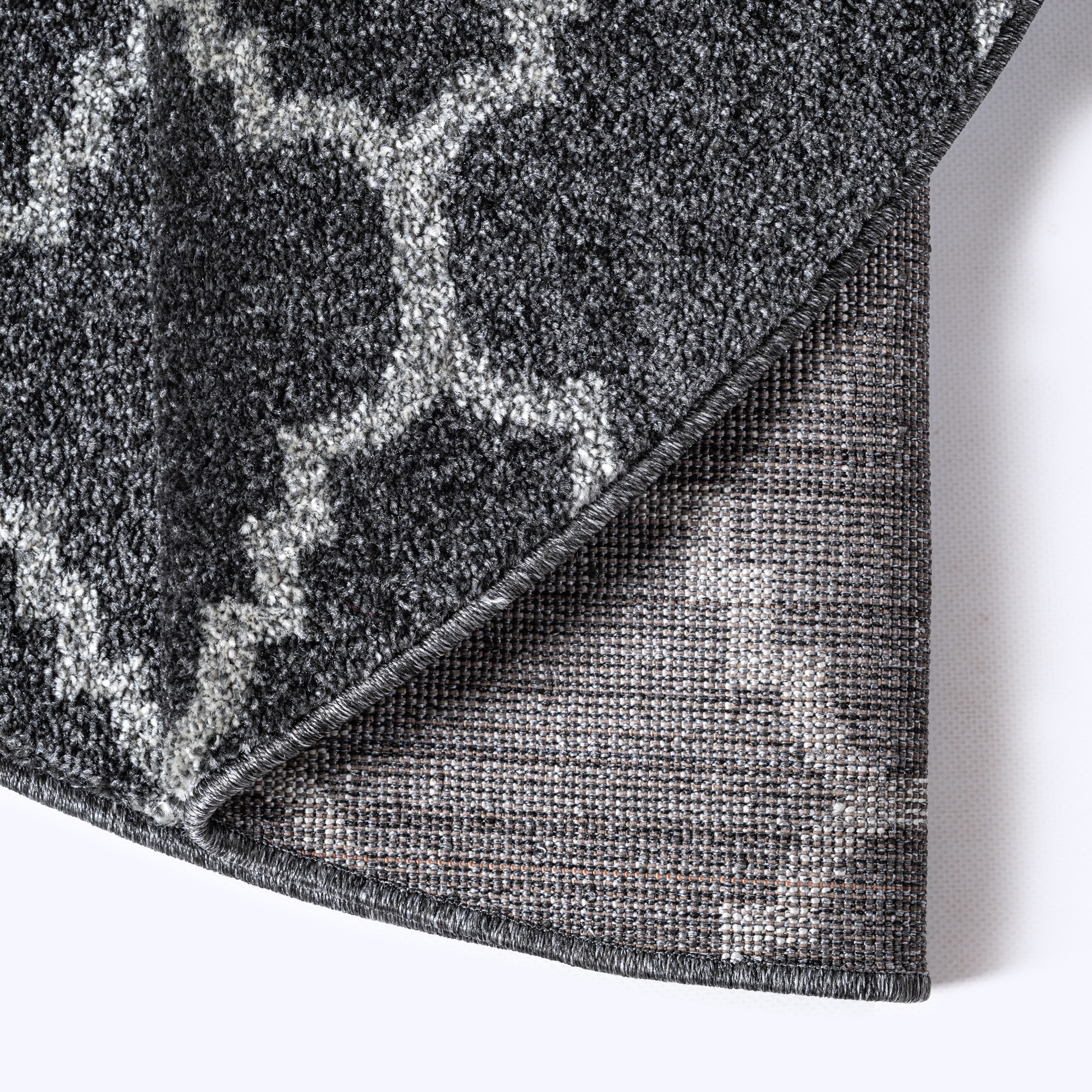 Sanat Teppich »Boho 8202« rund 10 mm Höhe Kurzflor, robust, Boho, Scandic, für Fussbodenheizung geeignet