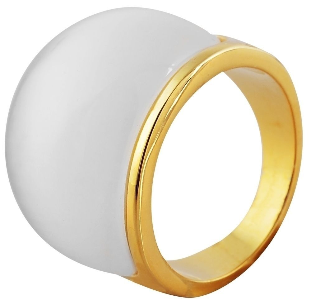 Adelia´s Fingerring »Ring aus Edelstahl mit Tigerauge«