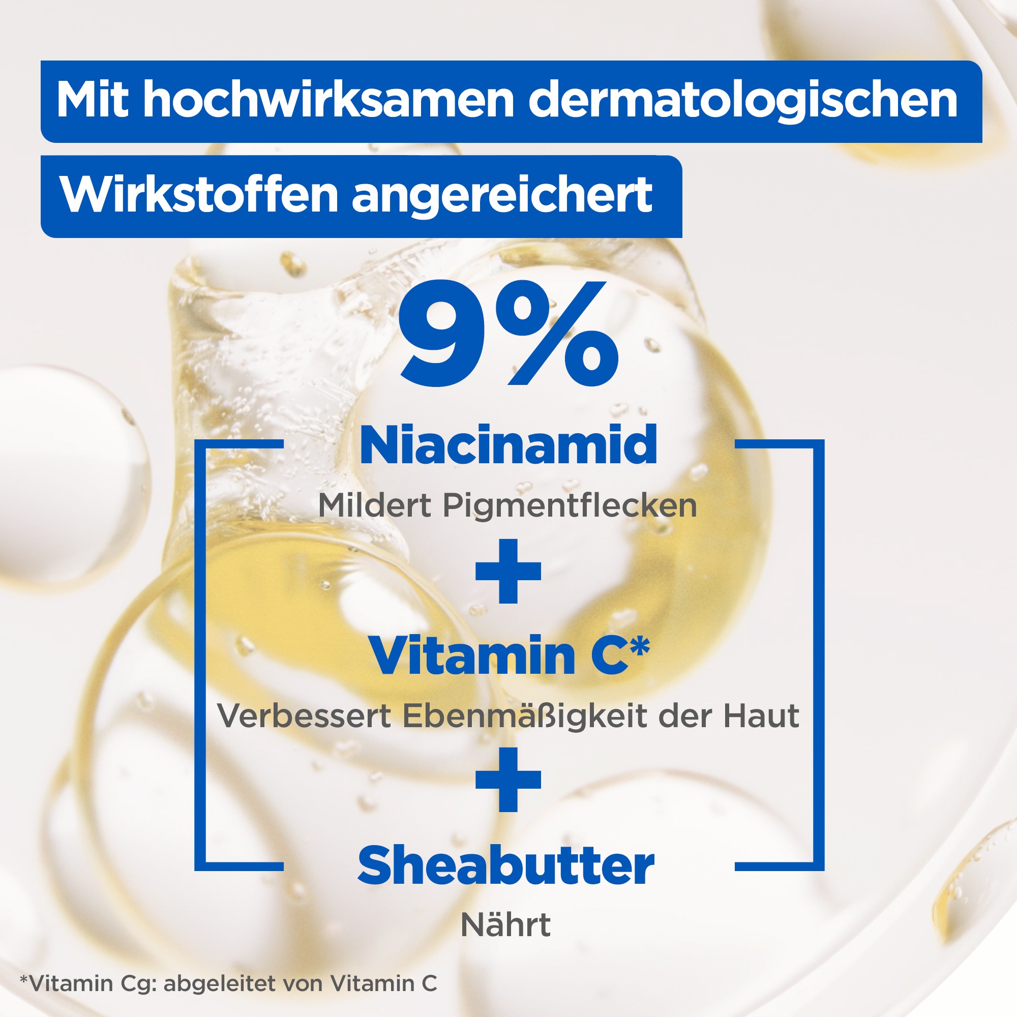 Mixa Körpermilch »Mixa Niacinamide Bright Creme«, Mildert sonnenbedingte Pigmentflecken, versorgt trockene Haut.