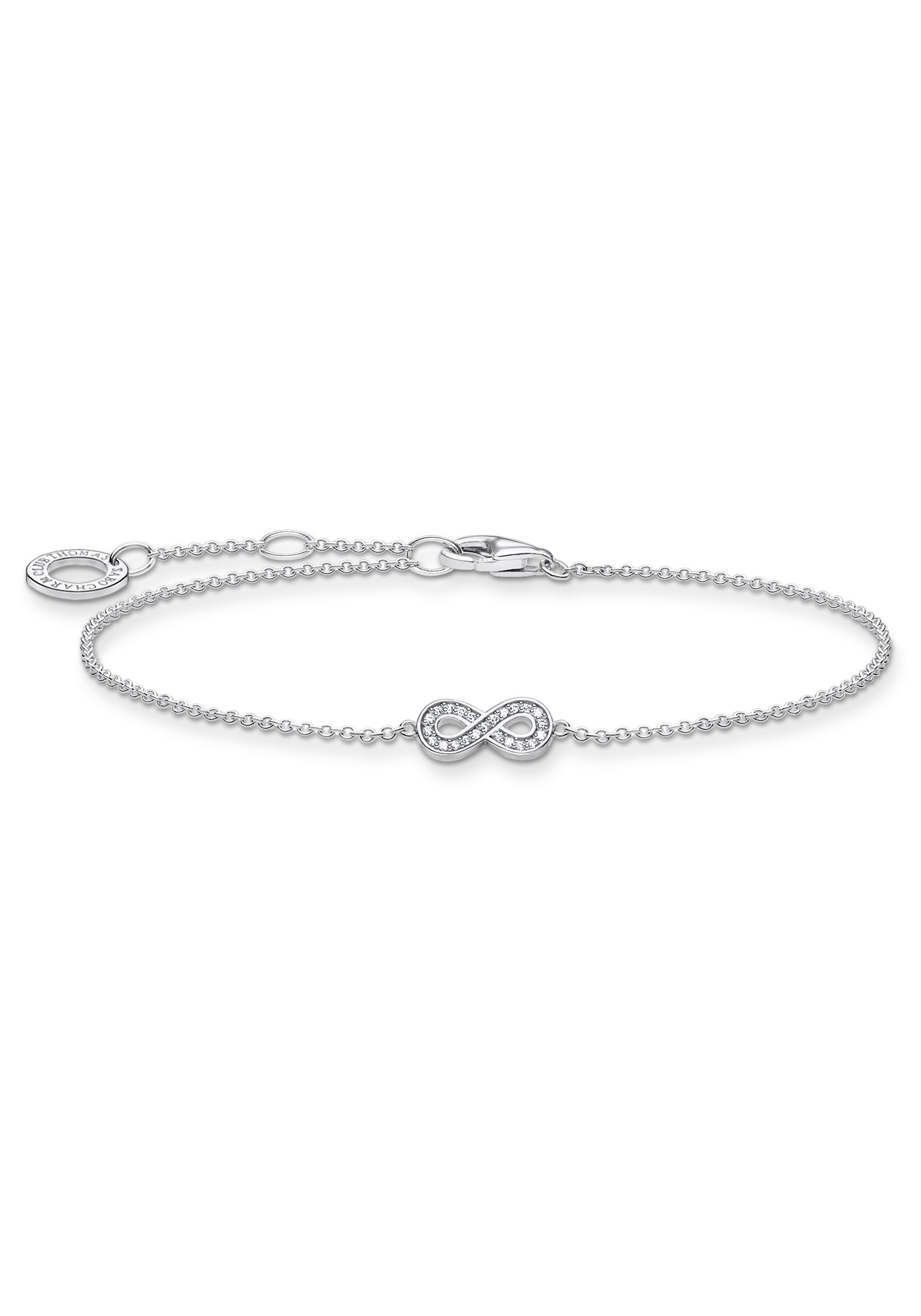 THOMAS SABO Silberarmband »Infinity, A2003-051-14-L19v«, mit Zirkonia