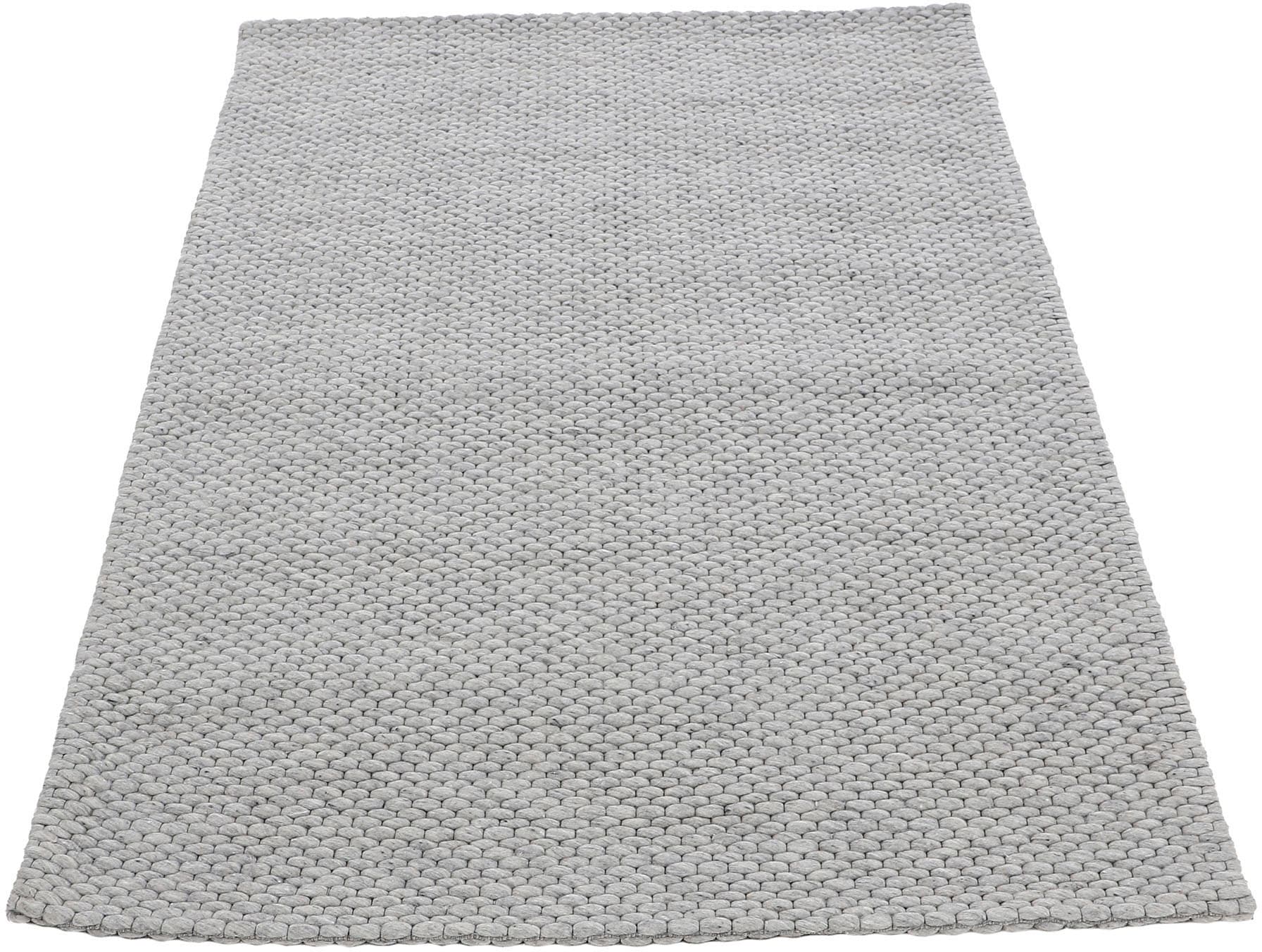 carpetfine Wollteppich & rechteckig, online kuschelig Teppich, weich OTTO Wolle, »Sina«, Handweb bei meliert, handgewebt, reine