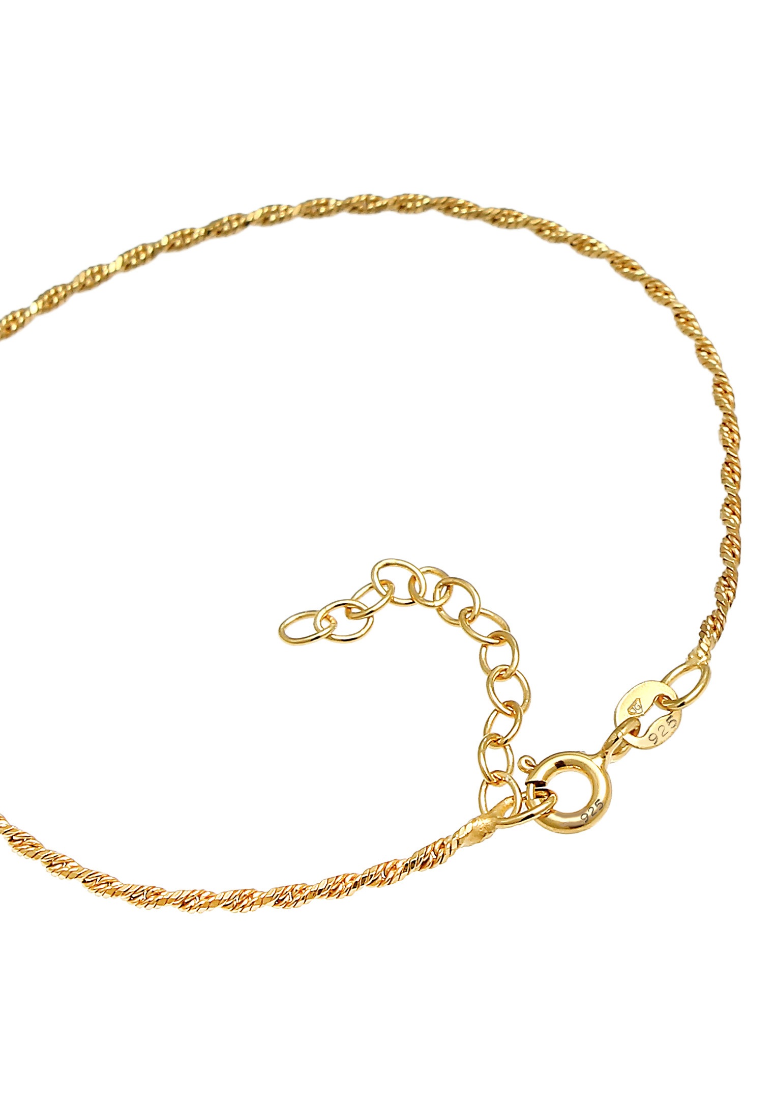 Elli Armkette »Armband Gedreht Kordel Twist 925 Silber«