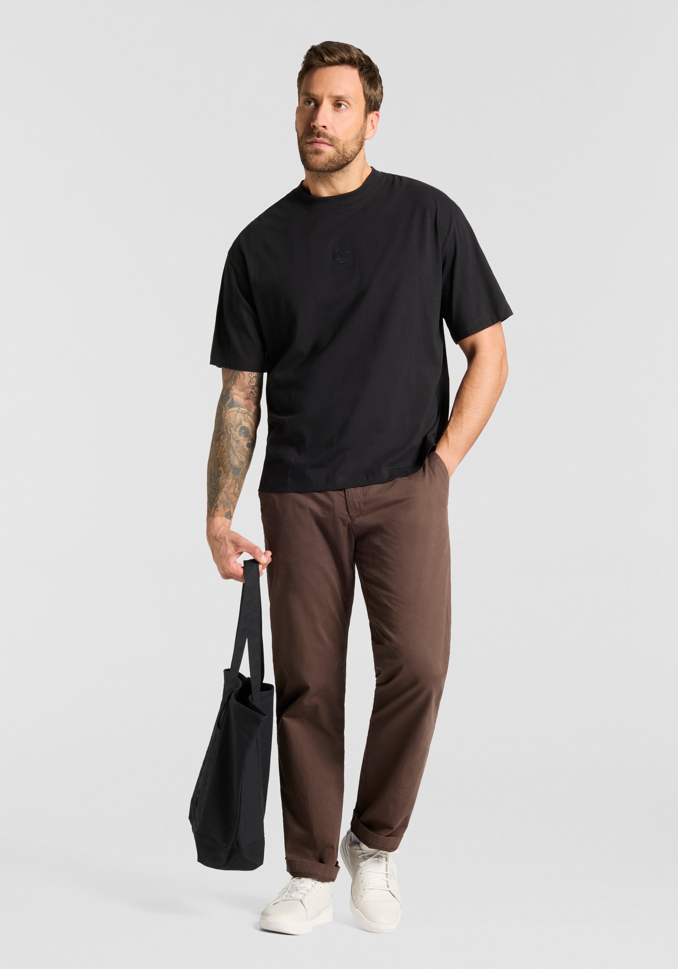 Timberland T-Shirt »HAMPTHON Tonal Stack Logo Tee«