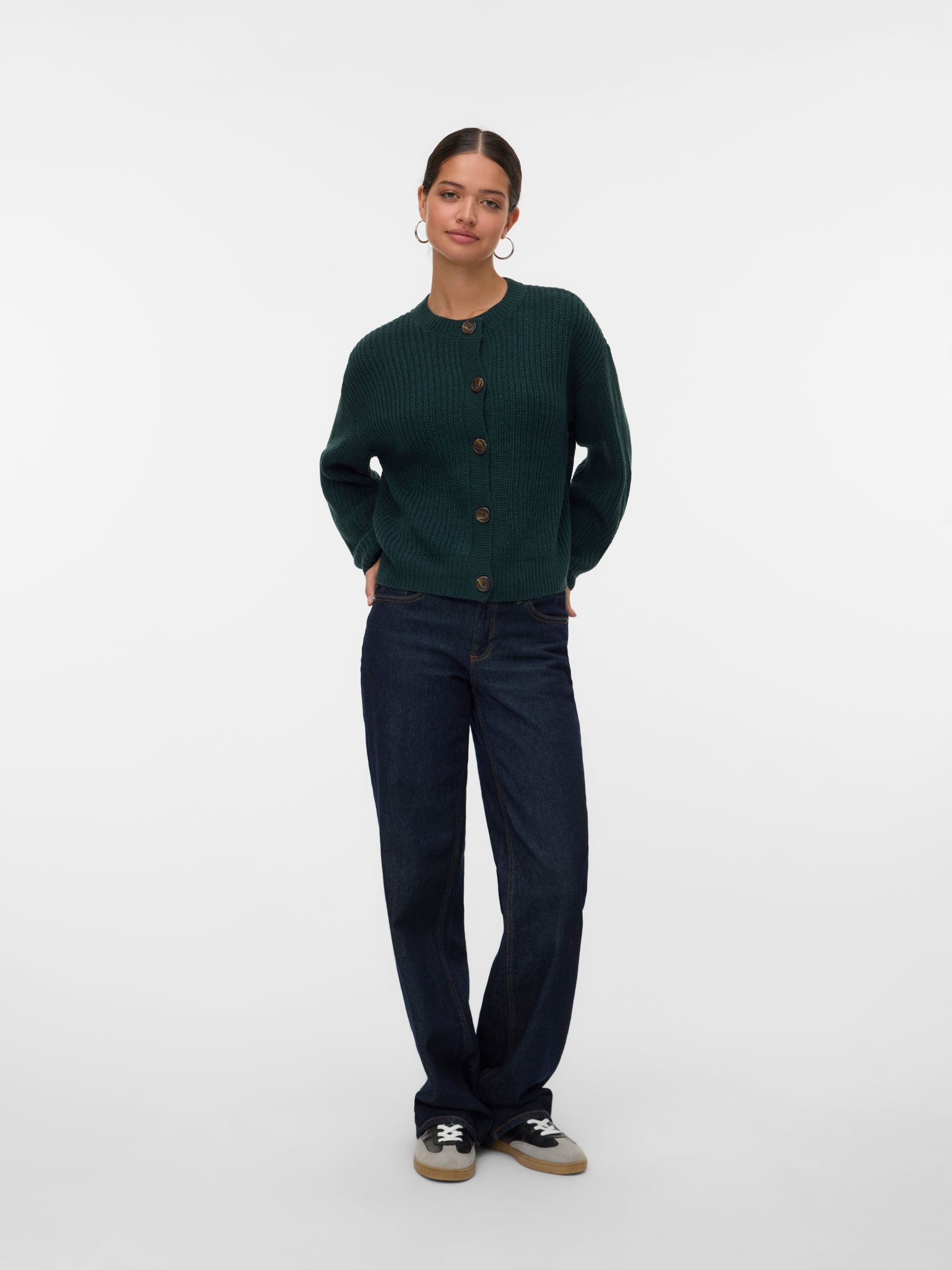Vero Moda Strickjacke »VMLEA LS O-NECK CARDIGAN NOOS«