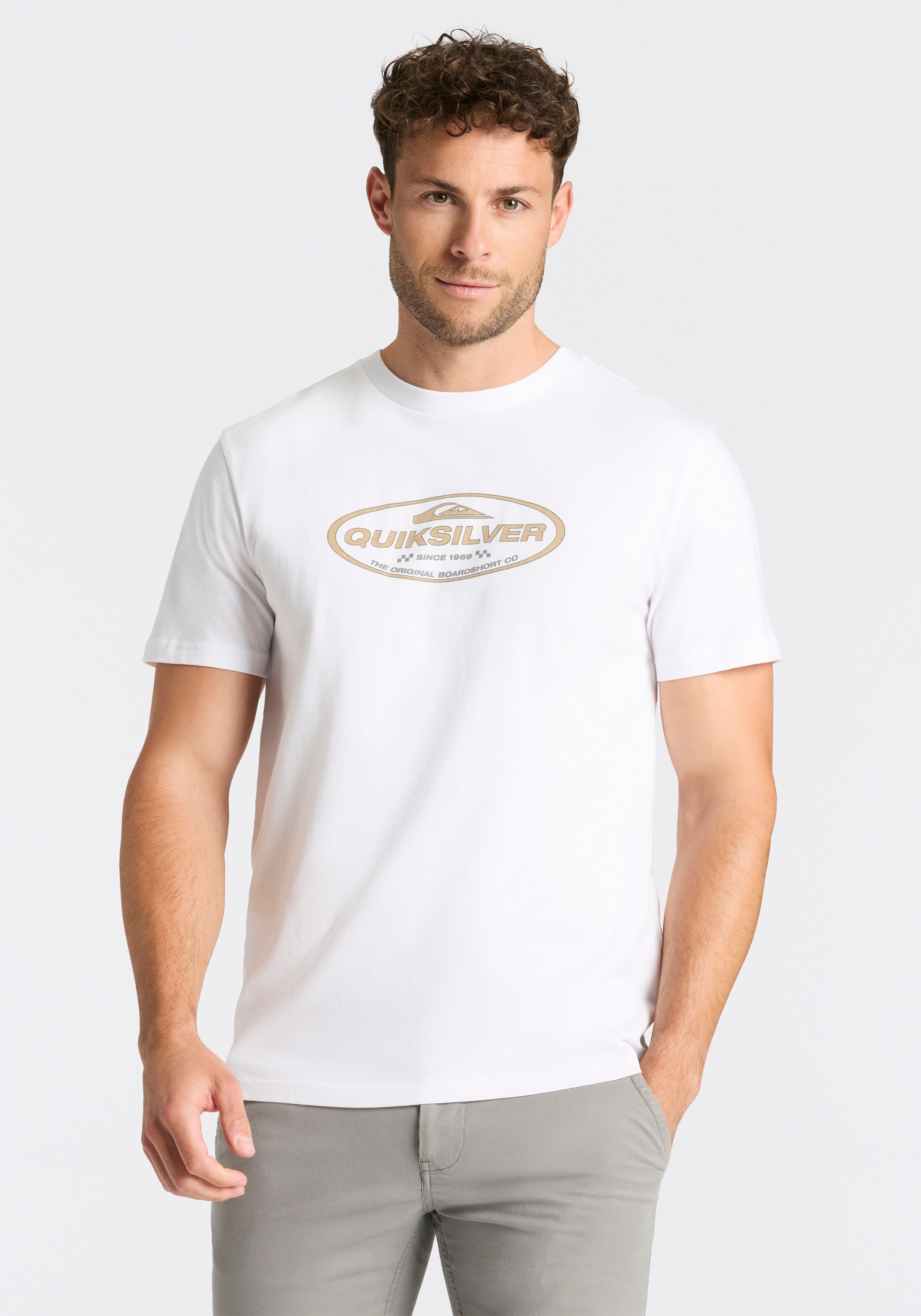Quiksilver T-Shirt »LIGHT WAVES OFF COURSE SHORT SLEEVE PACK« 2 Kurzarm, aus Jersey-Material, mit Rundhalsausschnitt