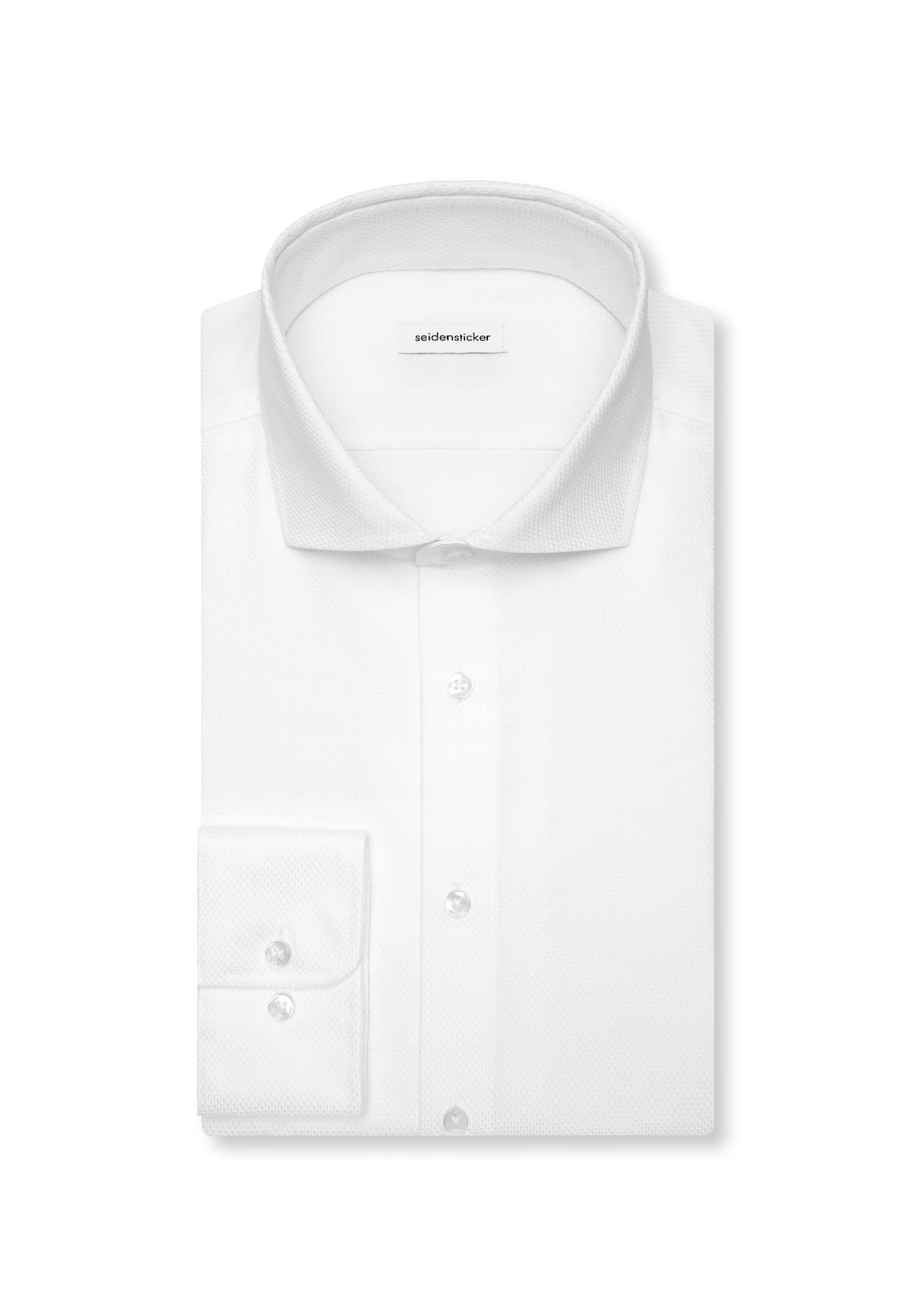 seidensticker Businesshemd »Schwarze Rose« Regular 1/1 Extra lang Kentkragen Struktur