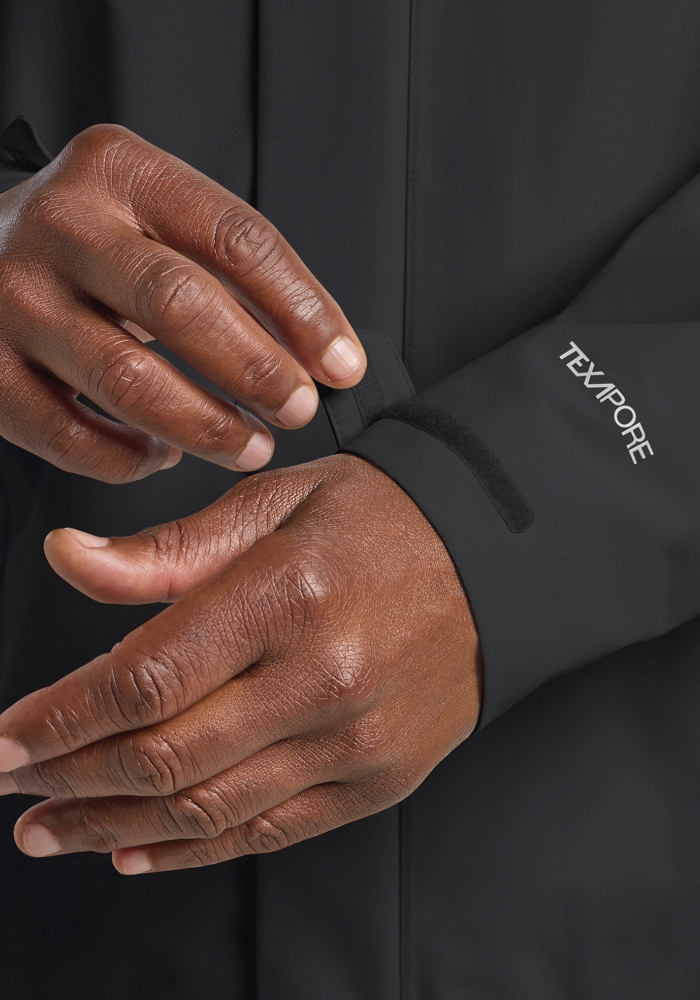 Jack Wolfskin Funktionsjacke »TRAILTIME 2L JKT M« mit Kapuze mit im Kragen verstaubarer Kapuze, wasserdicht, winddicht
