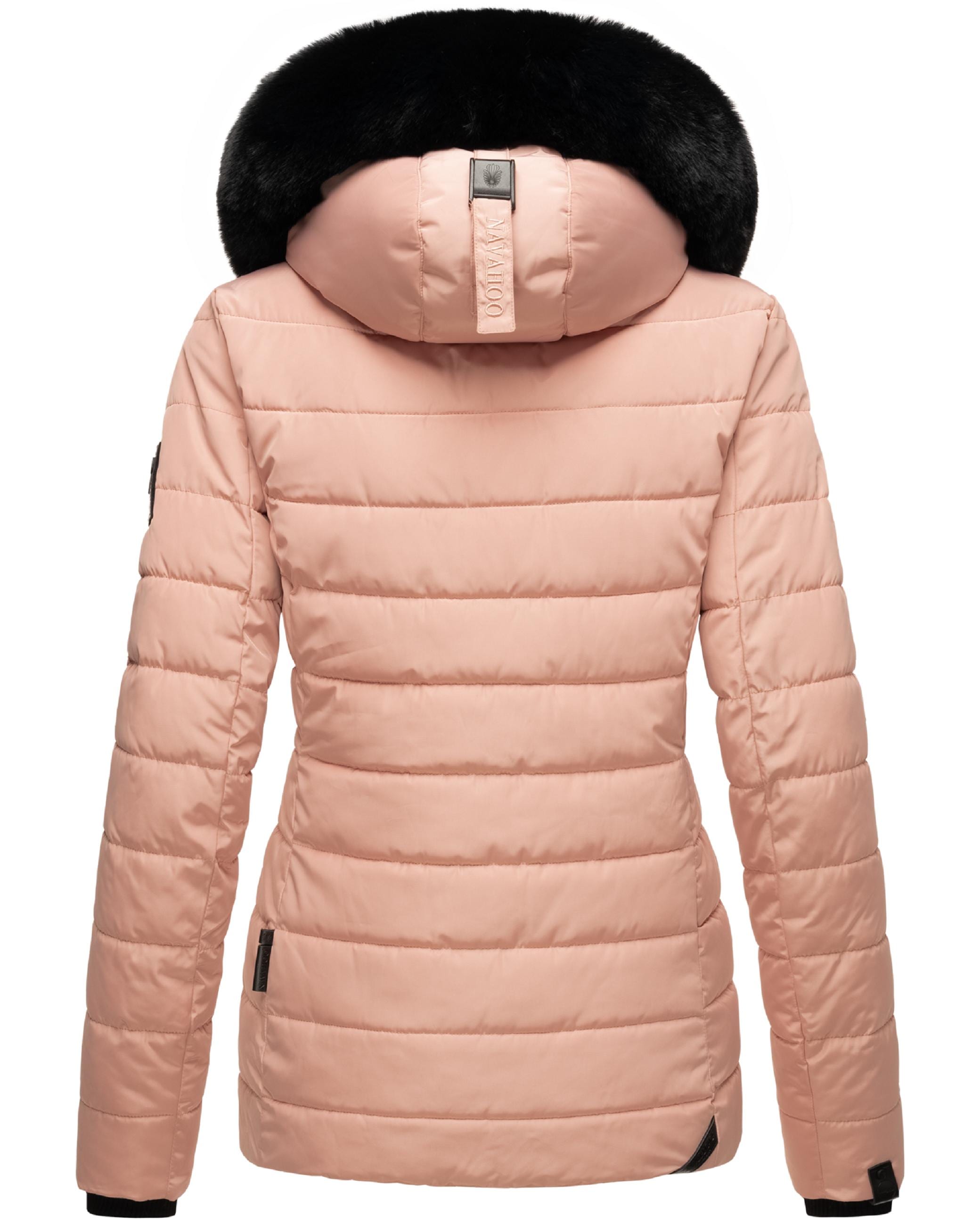 Navahoo Steppjacke »Winterjacke Milianaa«, mit Kapuze, Edle Winterjacke mit weicher Kunstfell-Kapuze