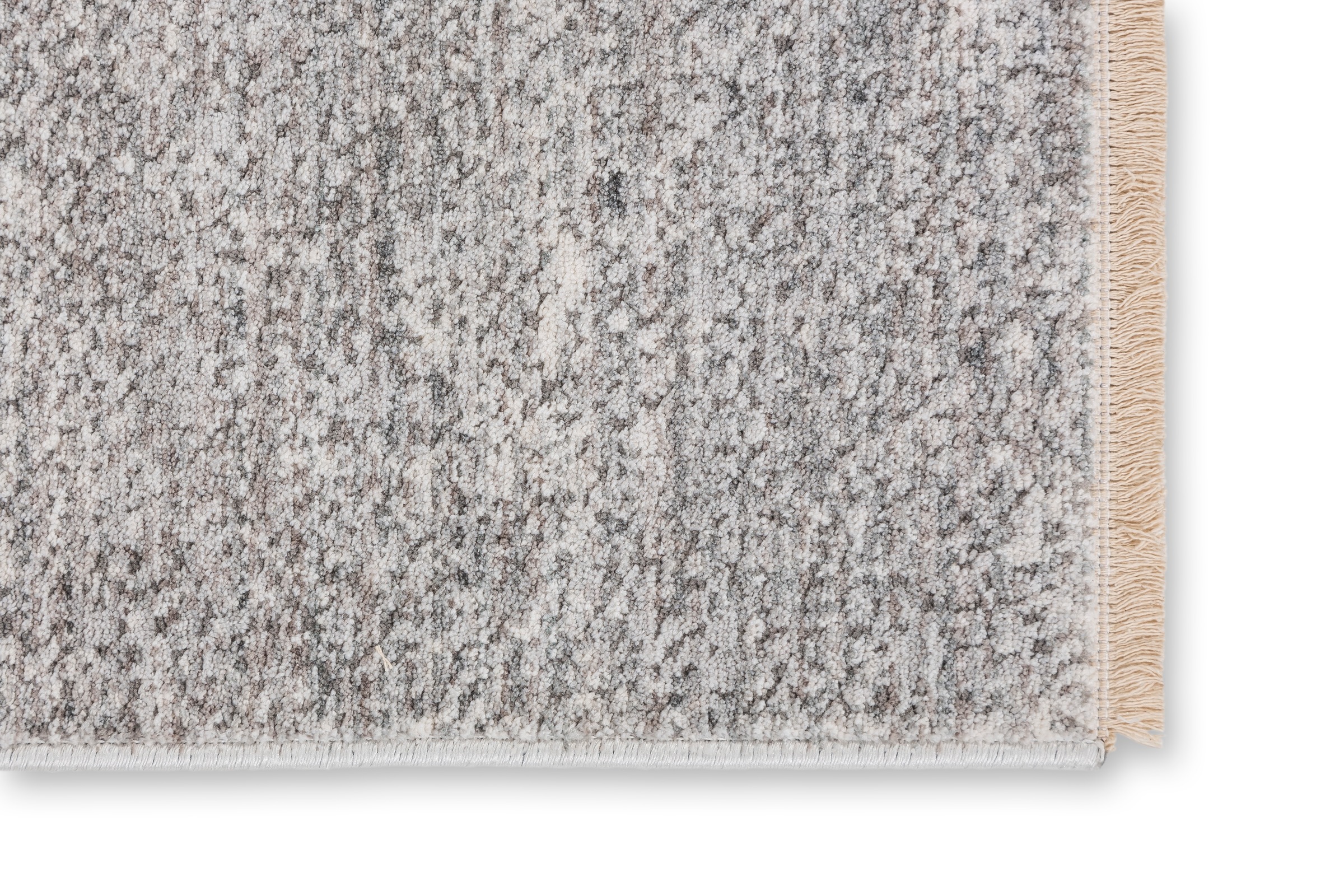 SCHÖNER WOHNEN-Kollektion Teppich »Charme 240«, rechteckig, 6 mm Höhe, leichter Kurzflor, Fransen, Wohnzimmer