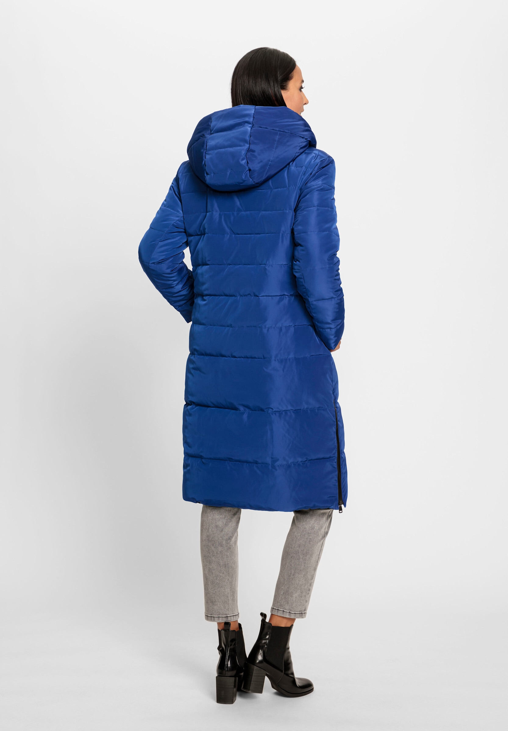 heine Langjacke »Wende-Mantel Steppmantel mit Wende-Funktion« mit Kapuze