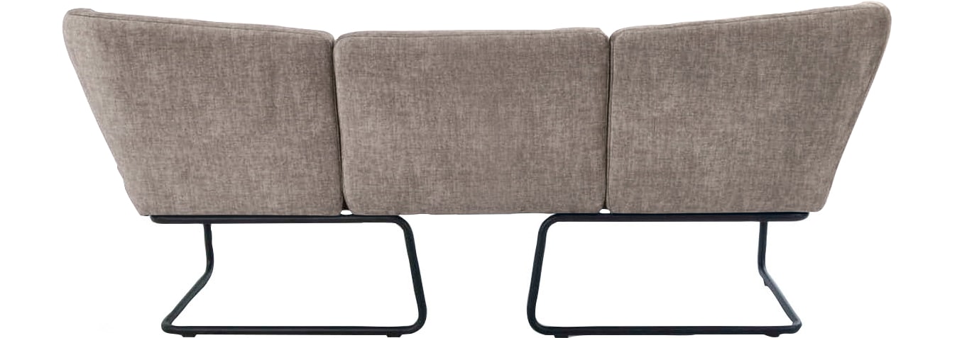 K+W Komfort & Wohnen Polsterbank »Mikkado Tube« in abgerundeter Form, Rundrohrkufe lang, in 2 Breiten 192 oder 242 cm