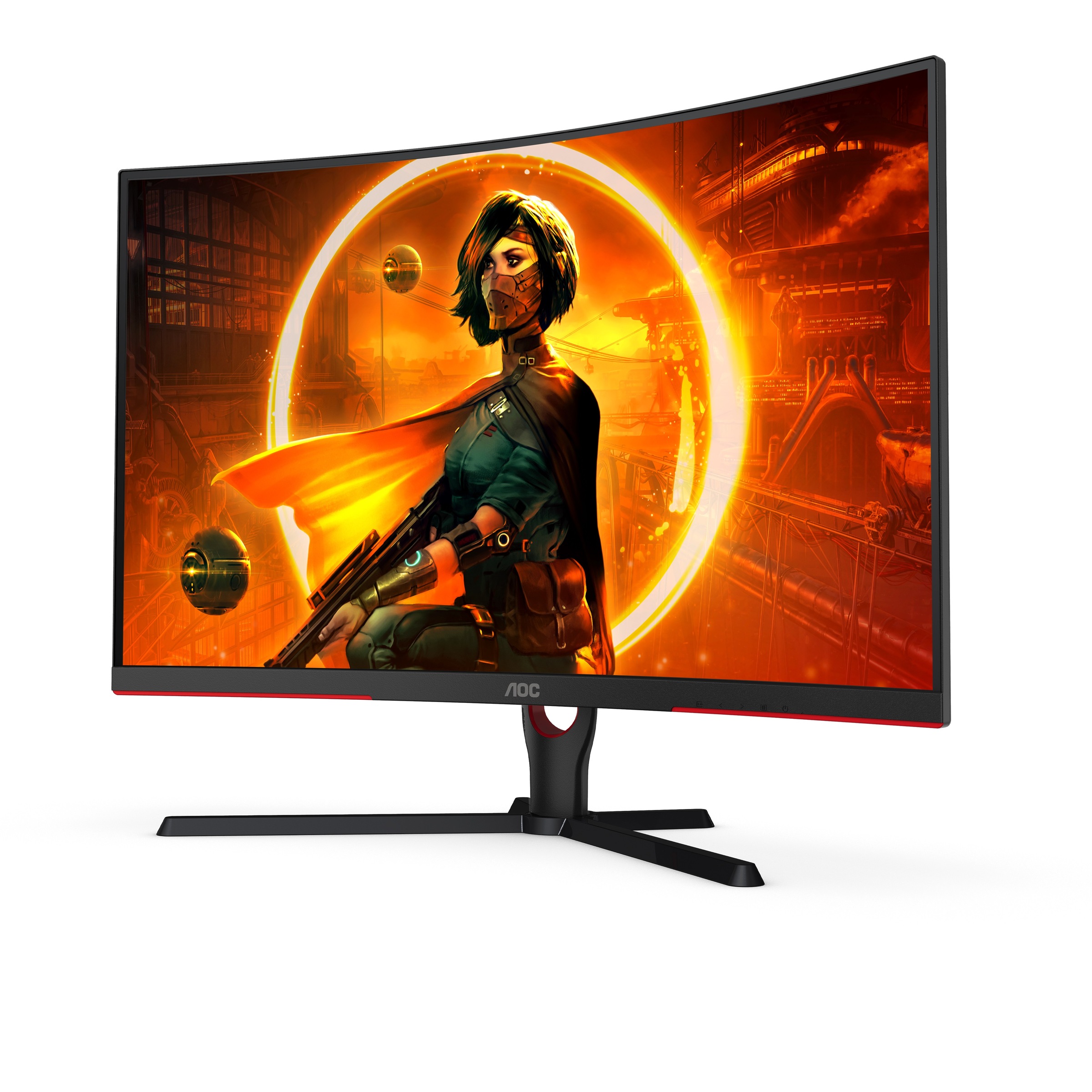 AOC Curved-Gaming-Monitor »C32G3AE/BK«, 80 cm/31,5 Zoll, 1920 x 1080 px, 1 ms Reaktionszeit, 165 Hz