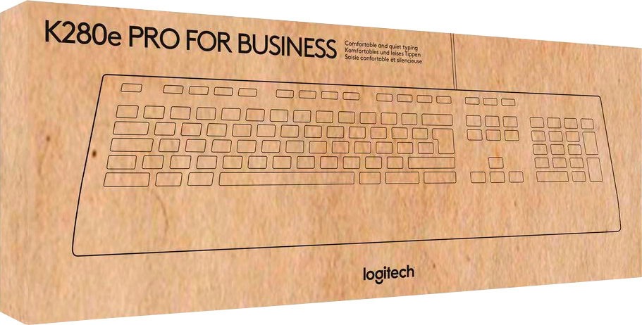 Logitech Tastatur »Logitech K280e Pro Kabelgebundene Business Tastatur«, (Ziffernblock), Nummernblock