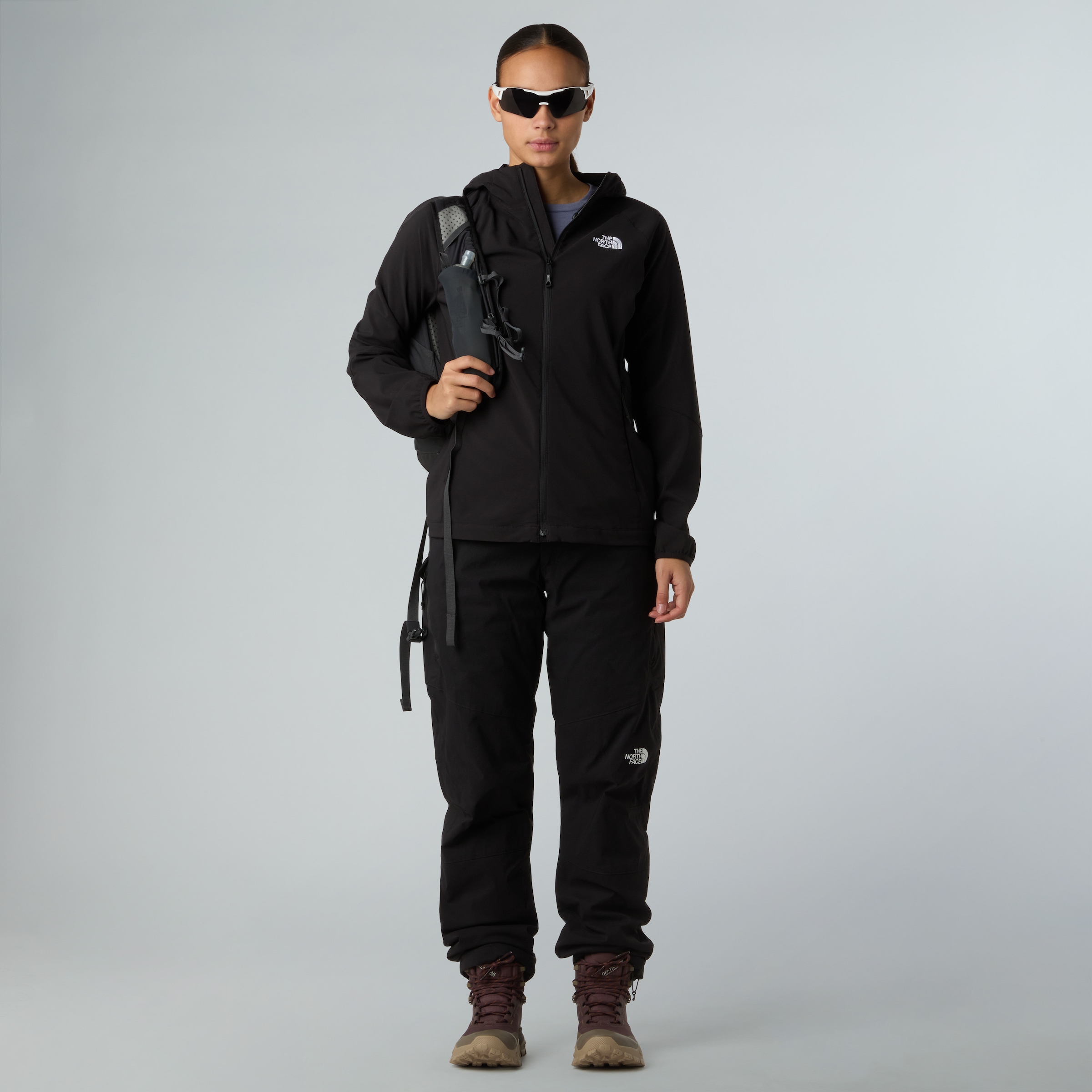 The North Face Funktionsjacke »W NIMBLE HOODIE - EU«, (1 St.), Stretch, atmungsaktiv, leicht – Übergangsjacke