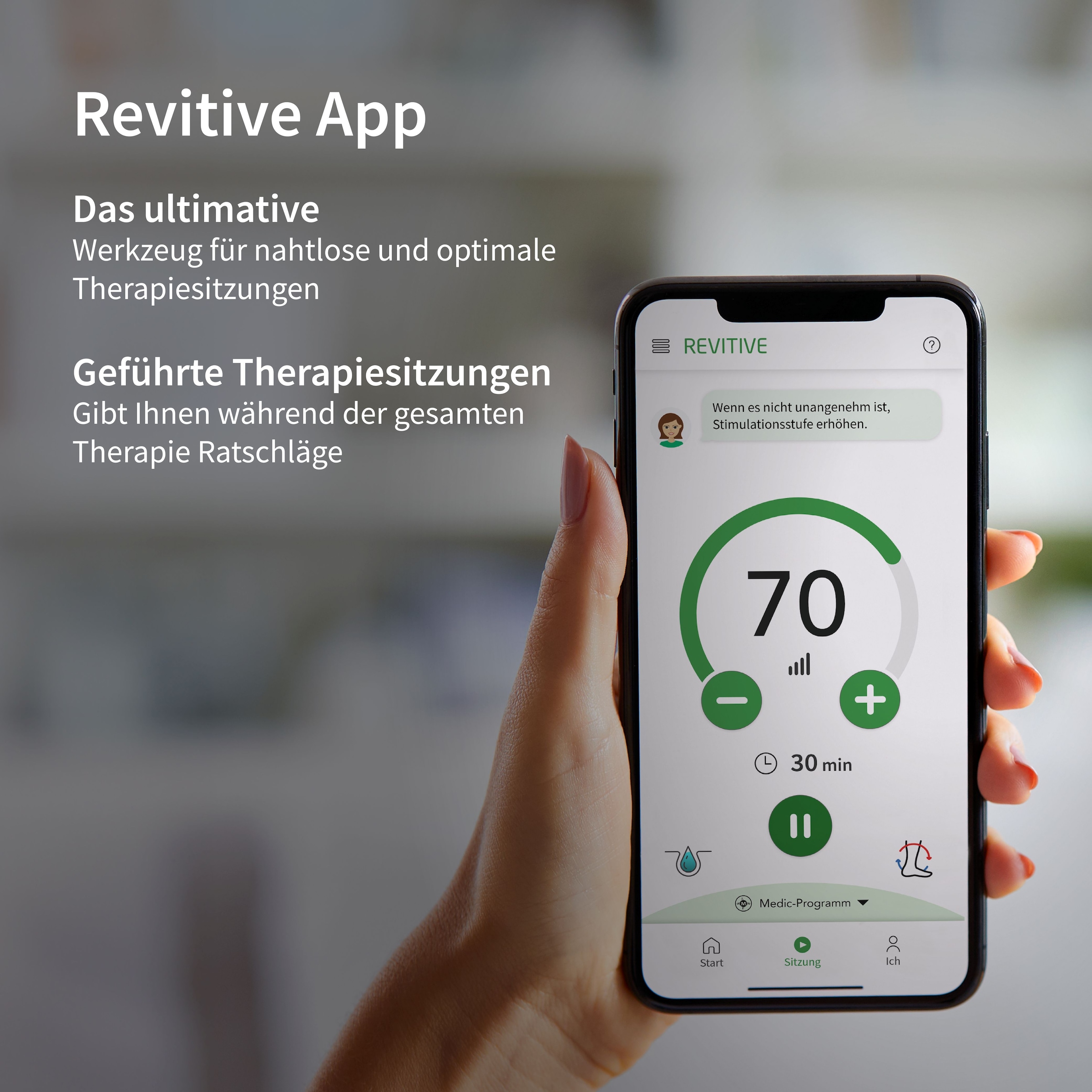 REVITIVE EMS-Gerät »Medic Coach Durchblutungs-Stimulator« Effektive Knieschmerztherapie und bessere Durchblutung