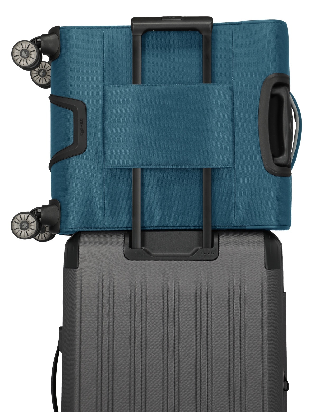 travelite Handgepäck-Trolley »JETPACK Max 4 Cabin Handgepäck Koffer« 41 l 4 Rollen Weichgepäck, passend für Ryanair, Condor und viele gängige Airlines