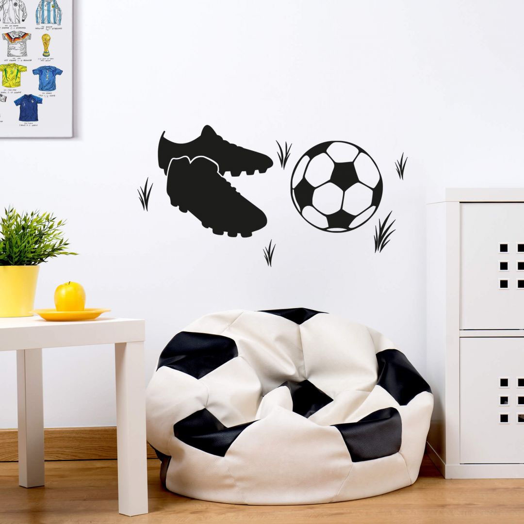 Wall-Art Wandtattoo »Fußball Fußballschuhe«, (1 St.), selbstklebend, entfernbar